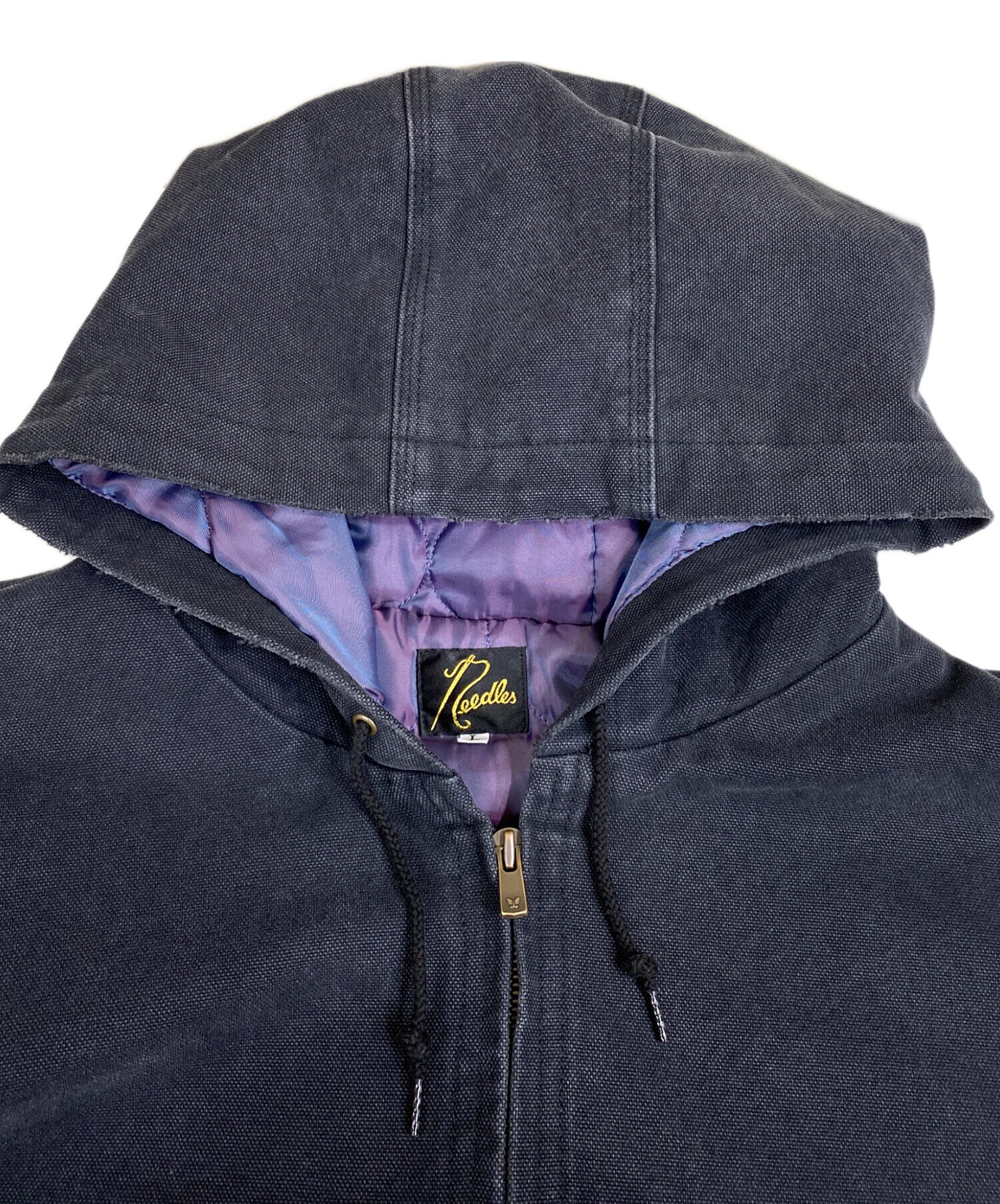 中古・古着通販】Needles (ニードルズ) Zipped Work Hoody 16oz Cotton