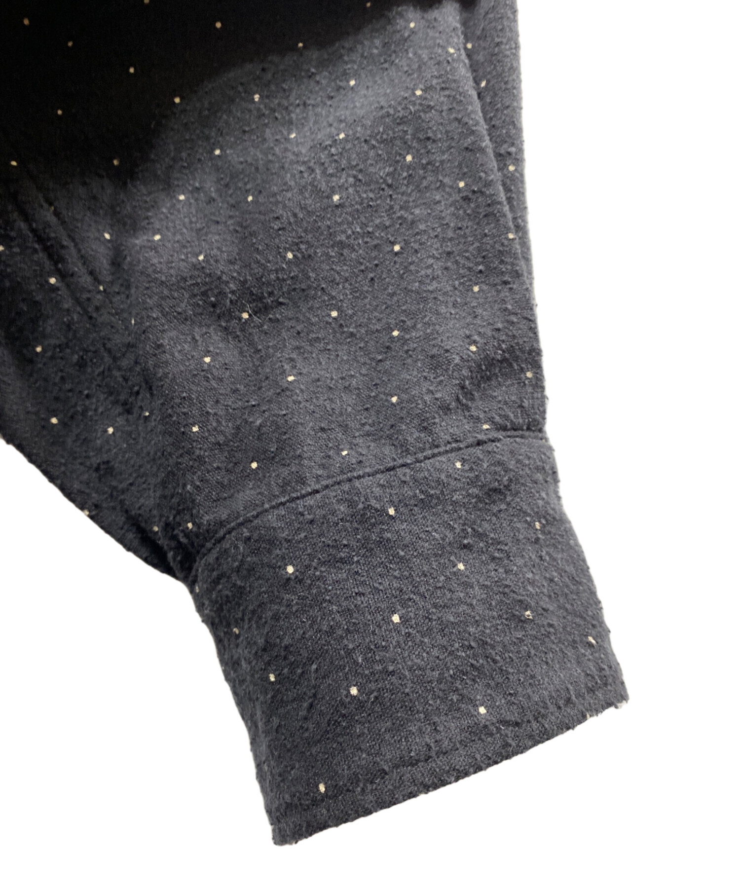 桜井着　comoli コモリ シルクノイルドットシャツジャケット サイズ1 COMOLI / コモリ | シルクノイル ドット シャツジャケット - Dot