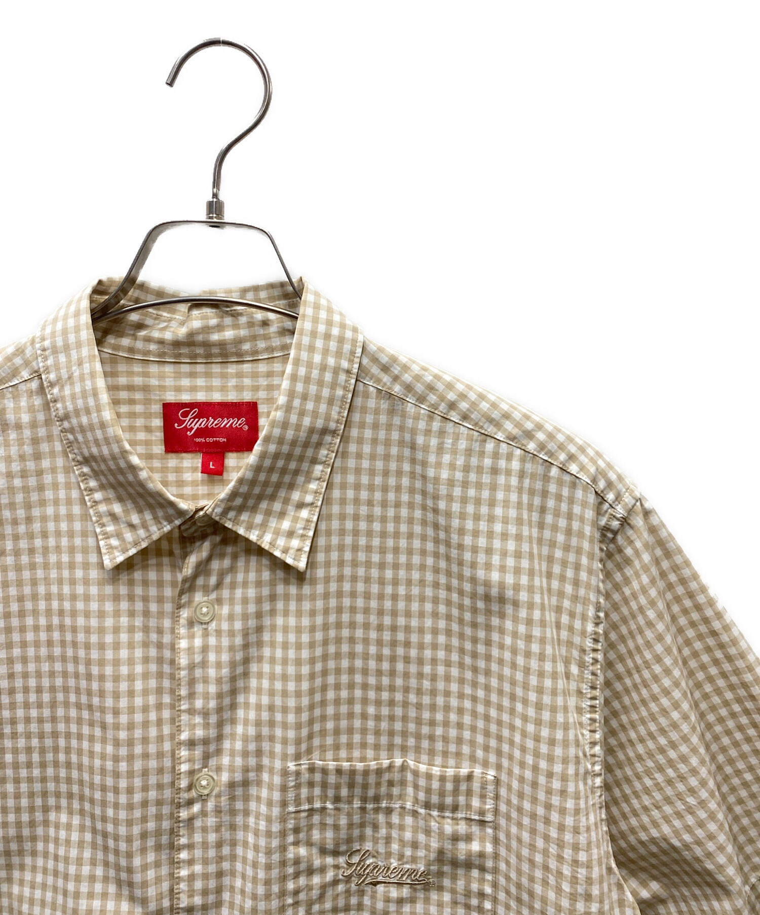 中古・古着通販】Supreme (シュプリーム) Gingham S/S Shirt シャツ