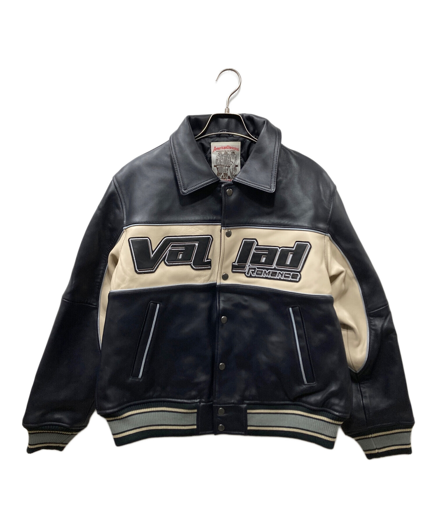 Avirex ×Vallad レザージャケット 中古・古着通販】AVIREX (アヴィレックス) VALLAD VARSITY LEATHER