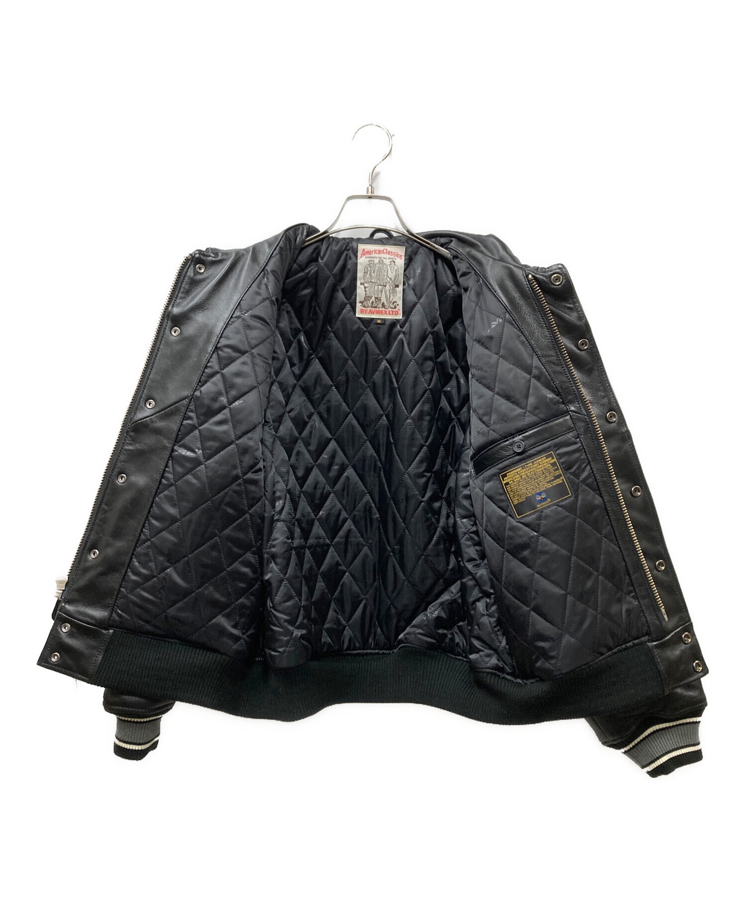 中古・古着通販】AVIREX (アヴィレックス) VALLAD VARSITY LEATHER