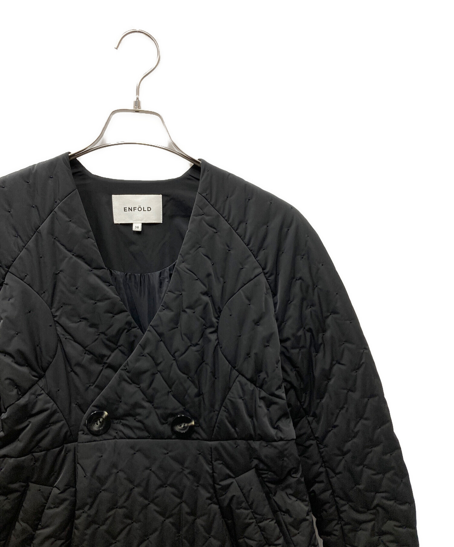 中古・古着通販】ENFOLD (エンフォルド) Dot-Quilting Coat コート