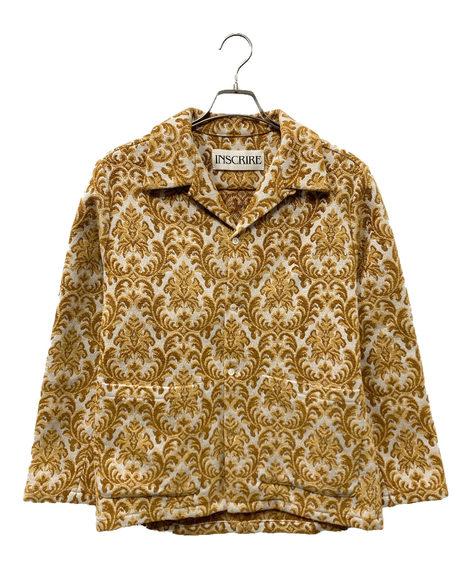 【貴重】inscrire ゴブリン織シャツジャケット 中古・古着通販】INSCRIRE (アンスクリア) ゴブリン織シャツジャケット