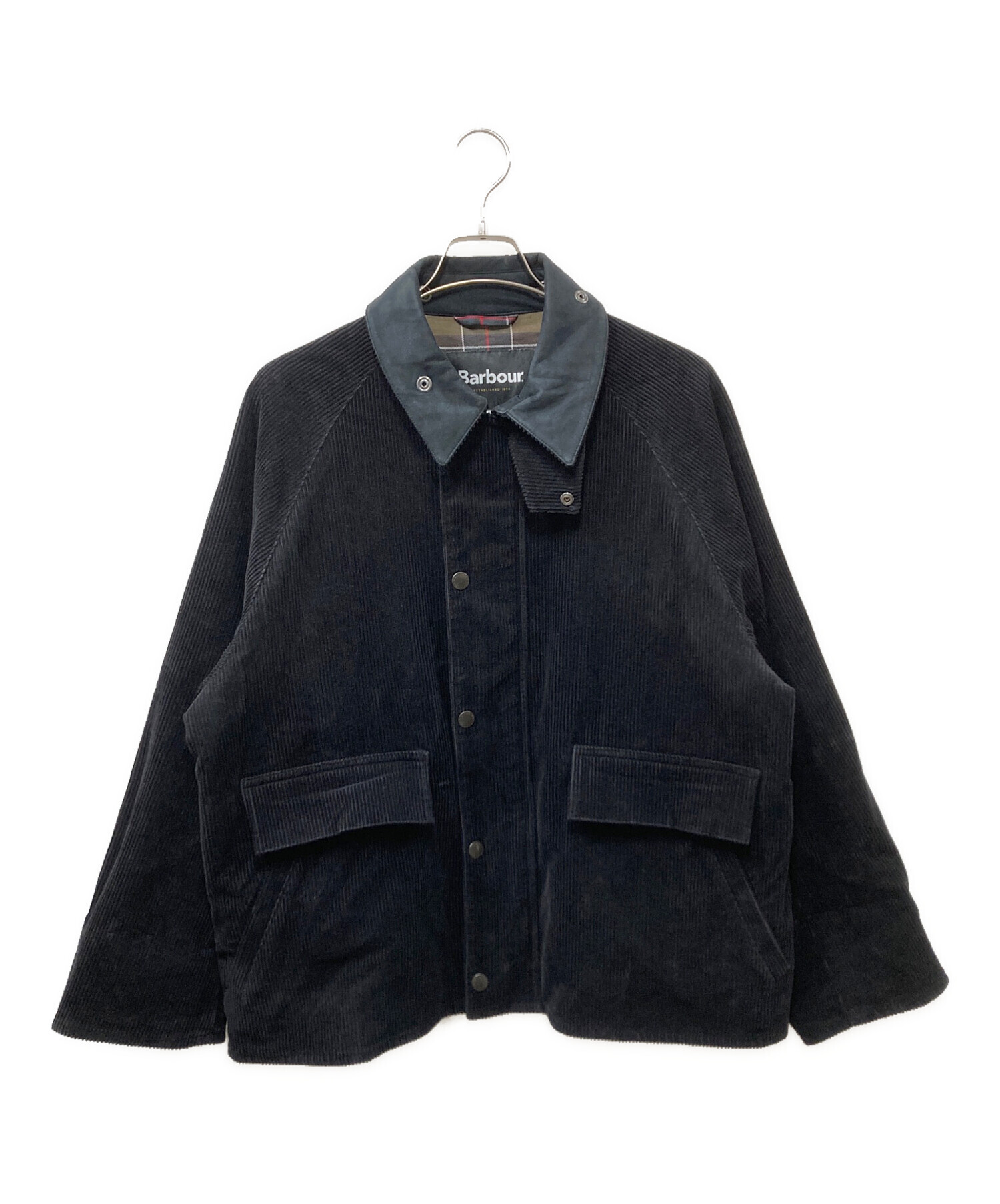 中古・古着通販】Barbour (バブアー) コーデュロイジャケット ブラック