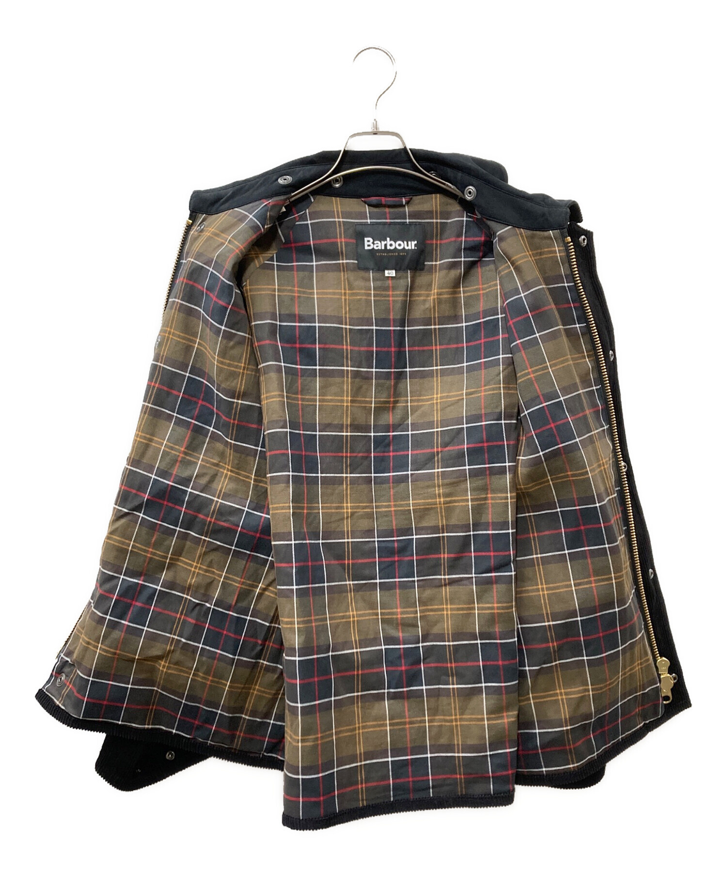 中古・古着通販】Barbour (バブアー) コーデュロイジャケット ブラック 
