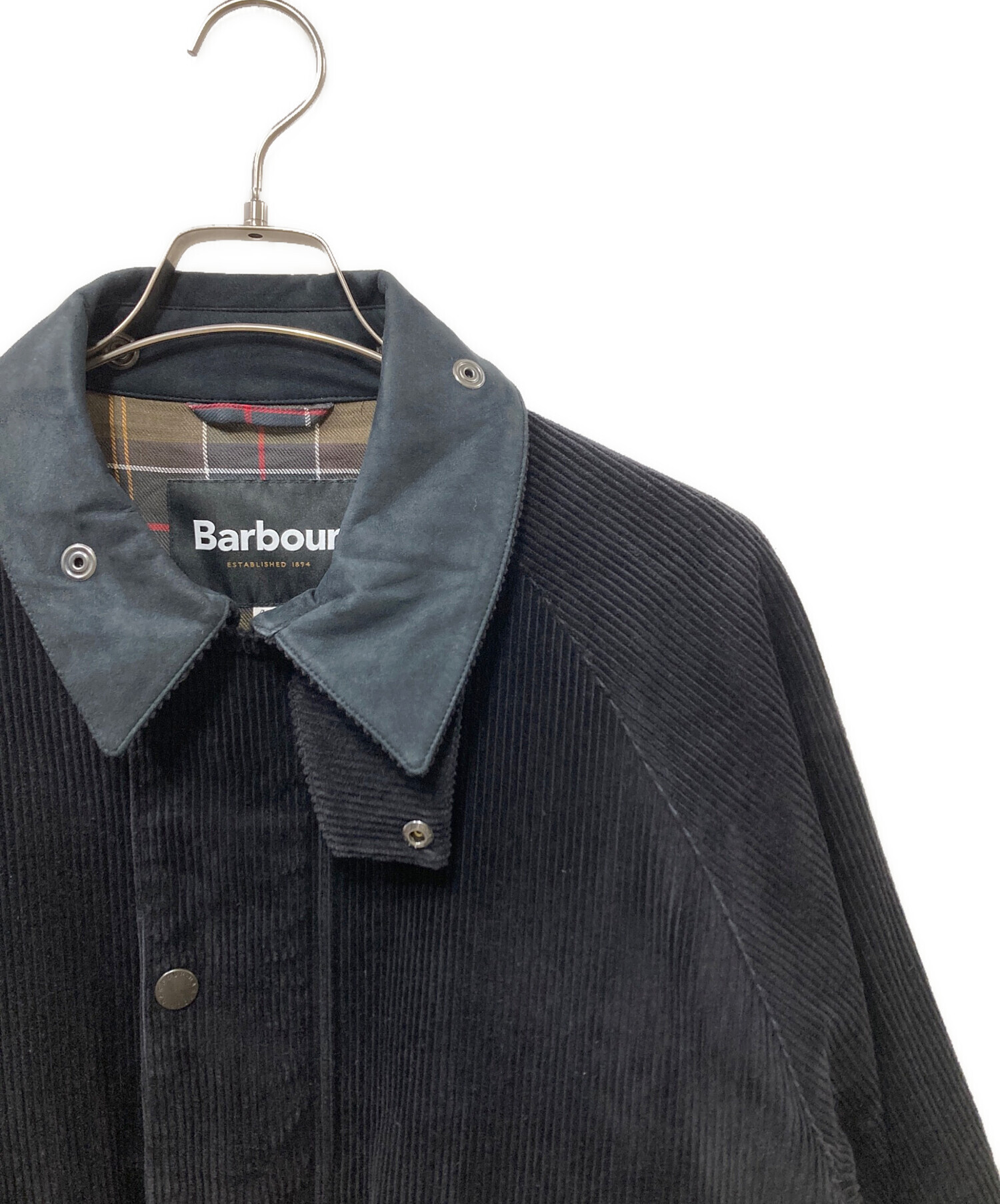 中古・古着通販】Barbour (バブアー) コーデュロイジャケット ブラック 