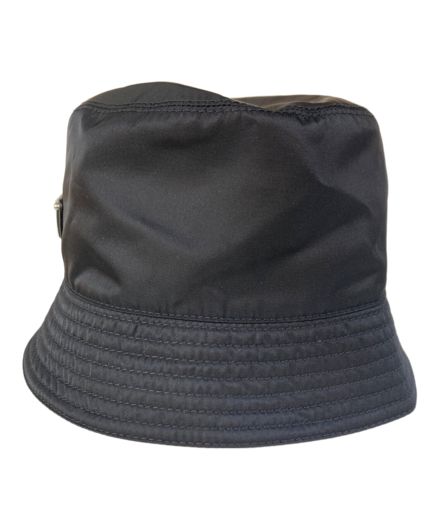 中古・古着通販】PRADA (プラダ) リ ナイロン バケットハット ブラック