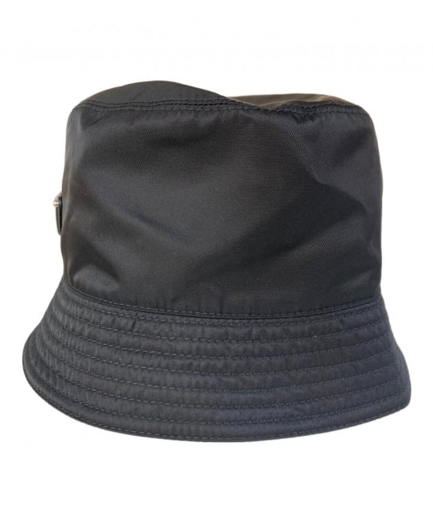 中古・古着通販】PRADA (プラダ) リ ナイロン バケットハット ブラック