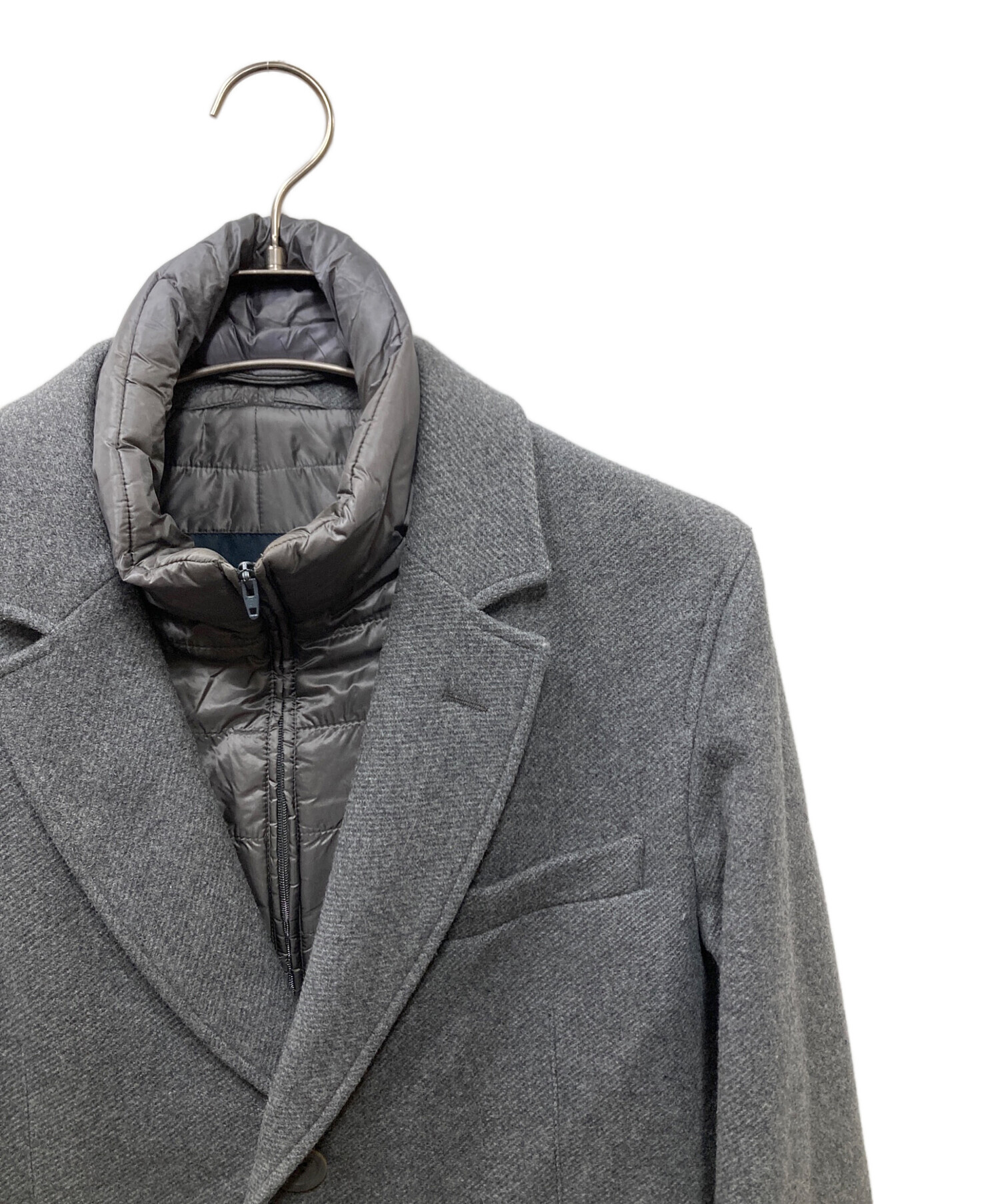 中古・古着通販】HERNO (ヘルノ) ダウンライナー付きチェスターコート