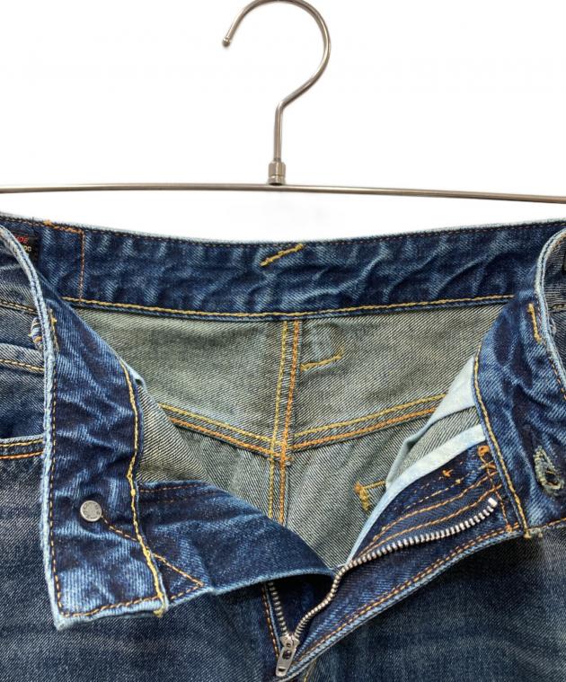 K*a様 エヴィス　EVISUファースト　廃盤　超レア　ユーズド加工 Ｌ　ジージ 中古・古着通販】EVISU (エヴィス) GDC (ジーディーシー) EVISU X GDC