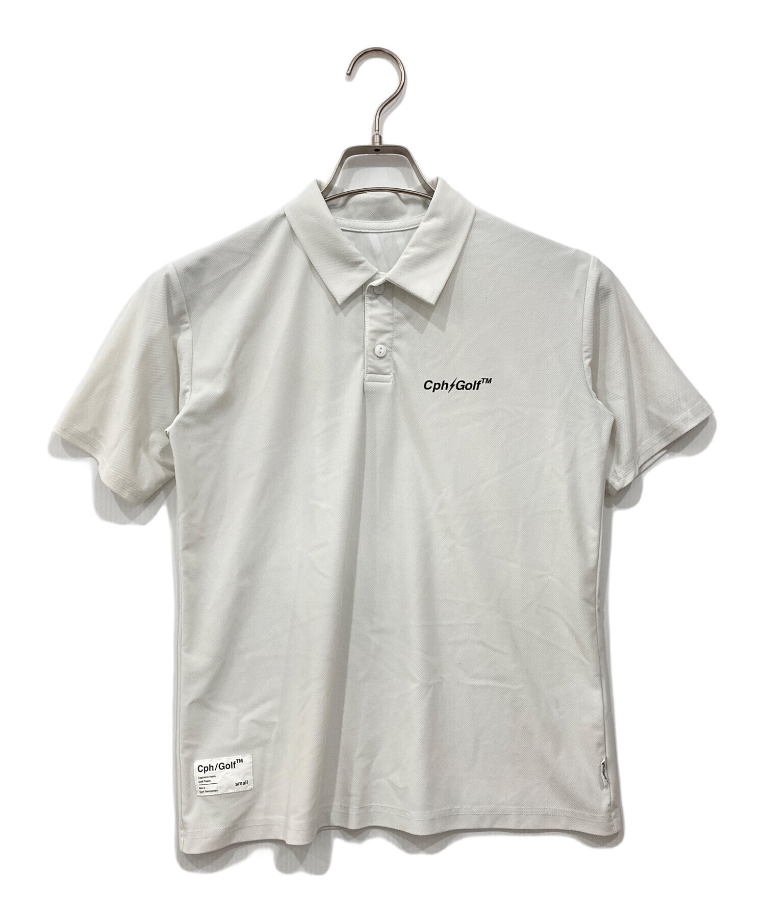 【美品】Cph/Golf ポロシャツ グリーン/ホワイト 中古・古着通販】Cph Golf (キャプテンズヘルム ゴルフ) ポロシャツ