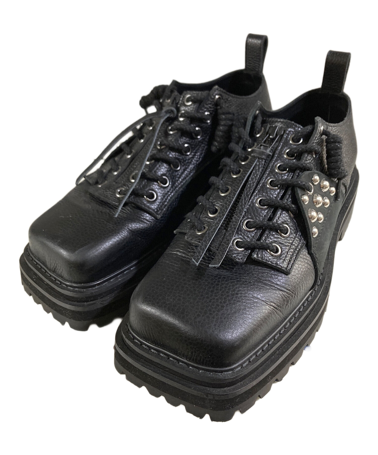 中古・古着通販】DAIRIKU (ダイリク) Studs Fireman Boots レザー