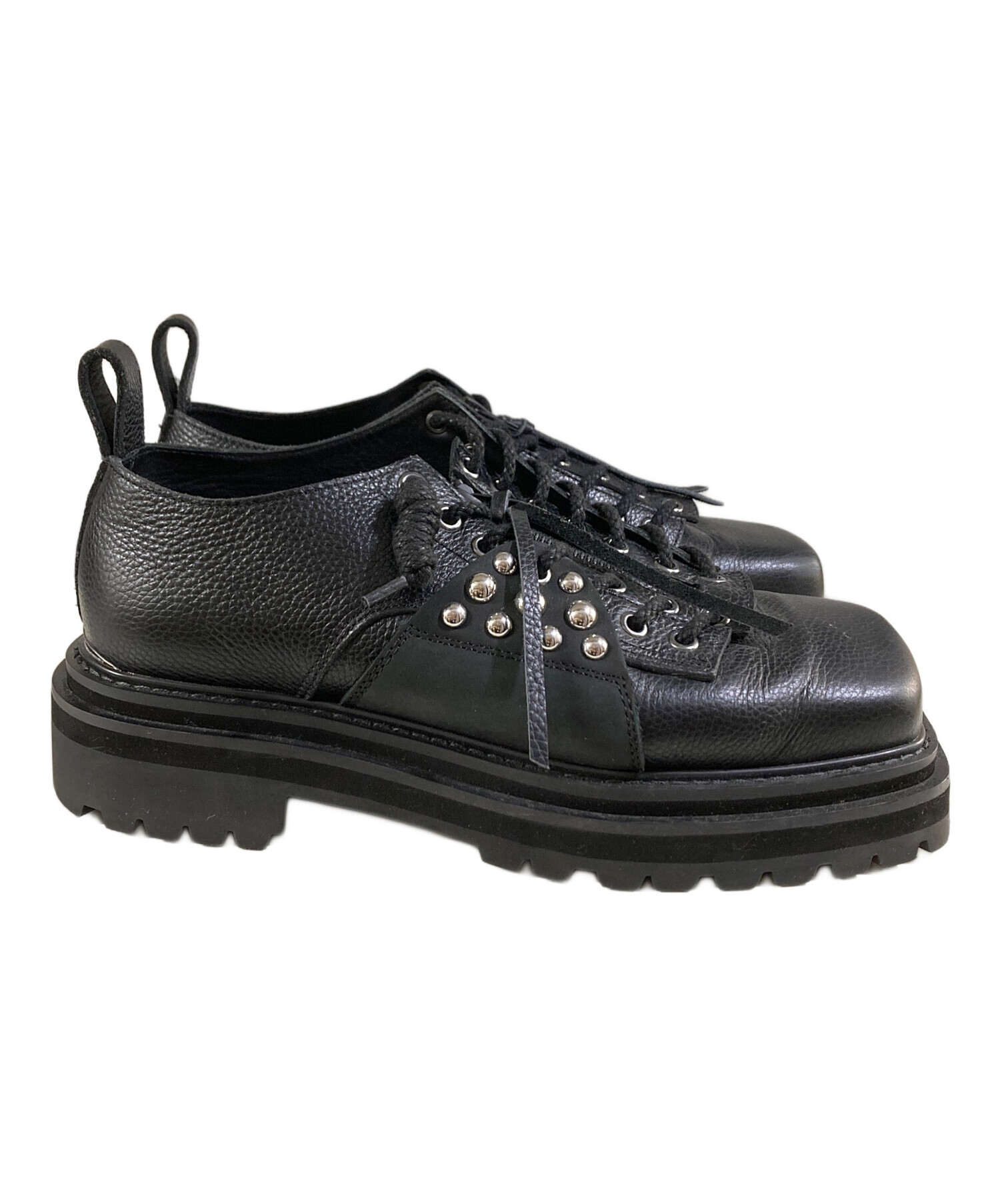中古・古着通販】DAIRIKU (ダイリク) Studs Fireman Boots レザー