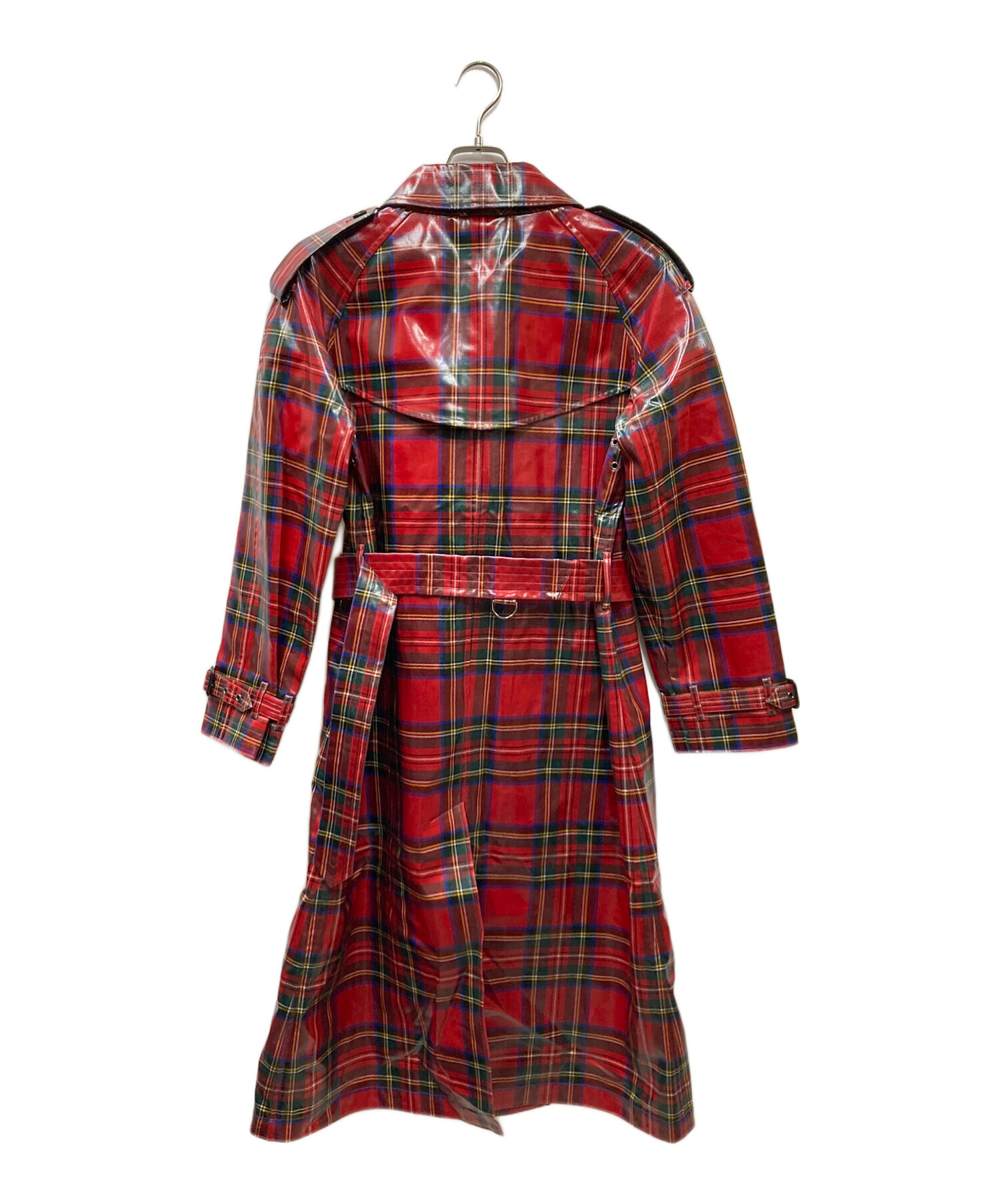 中古・古着通販】BURBERRY (バーバリー) PVCパテント タータンチェック