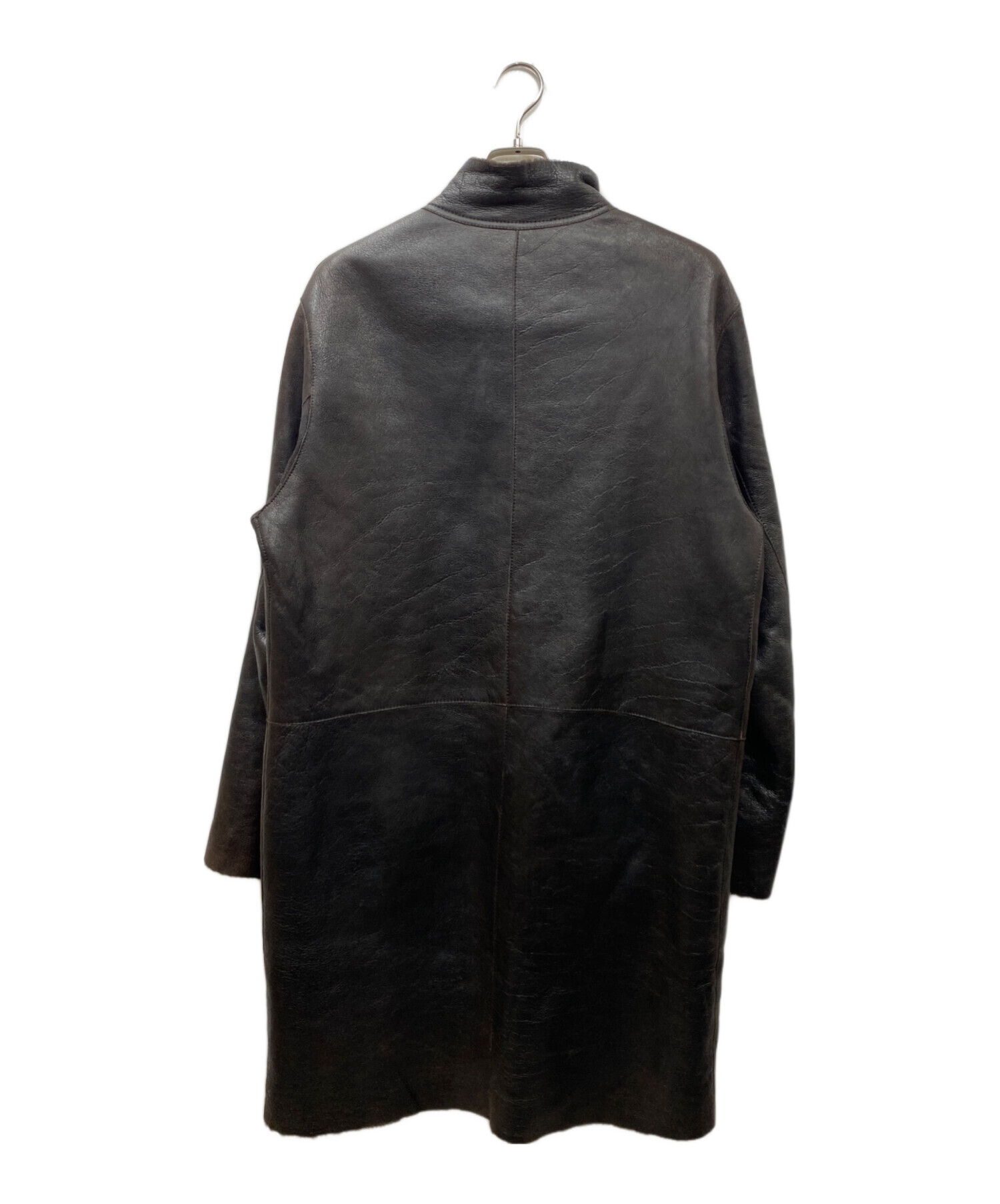 中古・古着通販】JIL SANDER (ジルサンダー) ムートンコート ブラウン