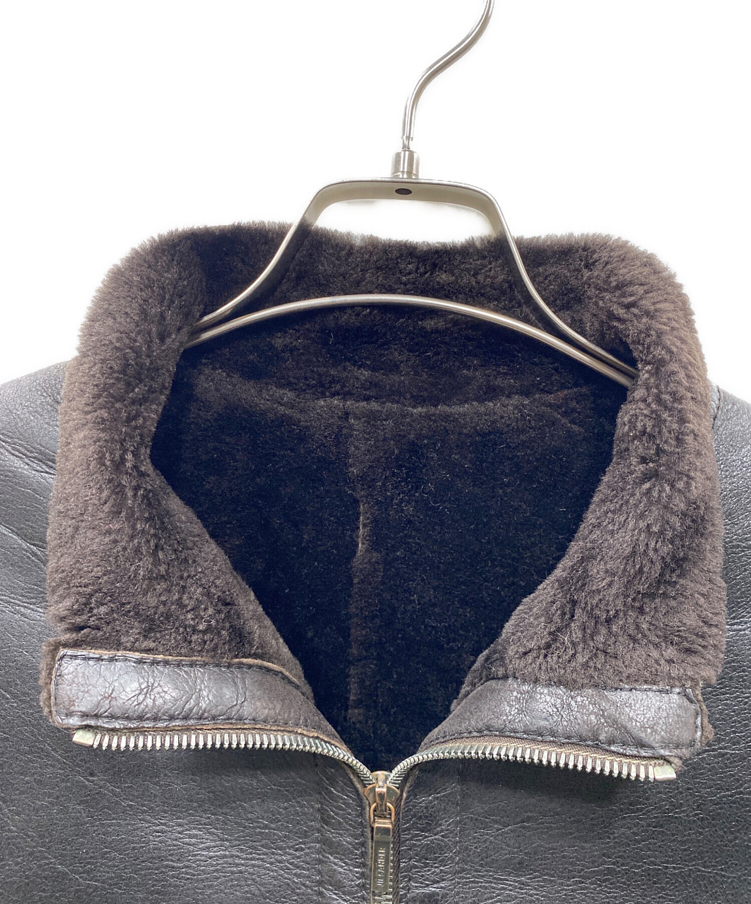 中古・古着通販】JIL SANDER (ジルサンダー) ムートンコート ブラウン