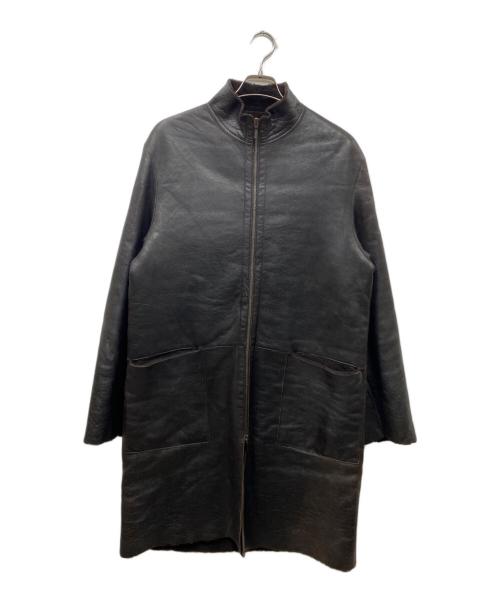 中古・古着通販】JIL SANDER (ジルサンダー) ムートンコート ブラウン