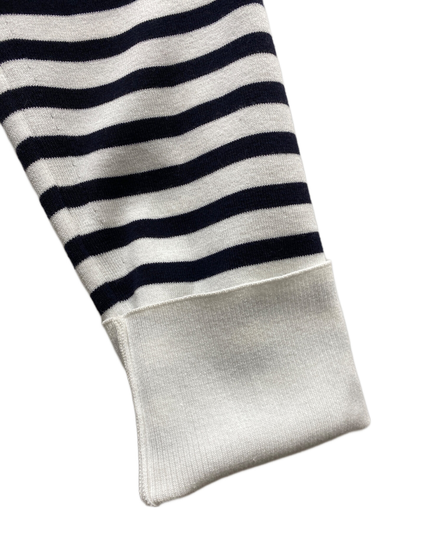 中古・古着通販】FOXEY (フォクシー) ボーダーコットンカーディガン