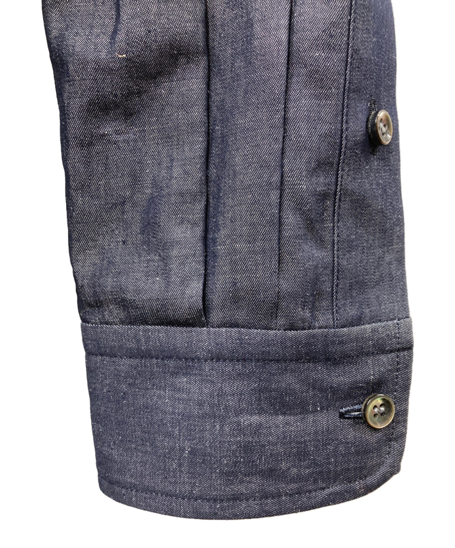 中古・古着通販】DEPAREILLE (デパリエ) DENIM BOW SHIRT / デニムボウ 