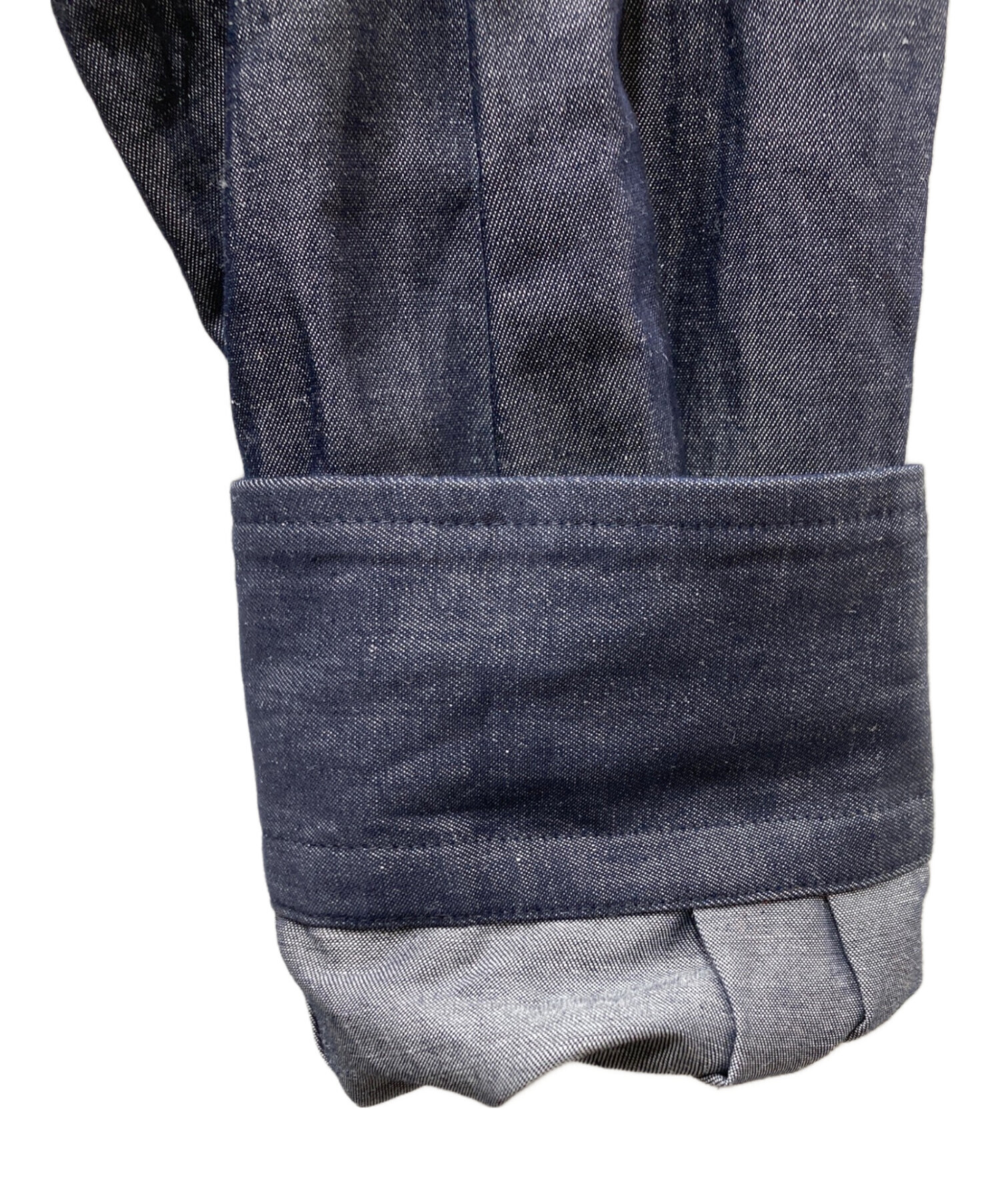 中古・古着通販】DEPAREILLE (デパリエ) DENIM BOW SHIRT / デニムボウ 