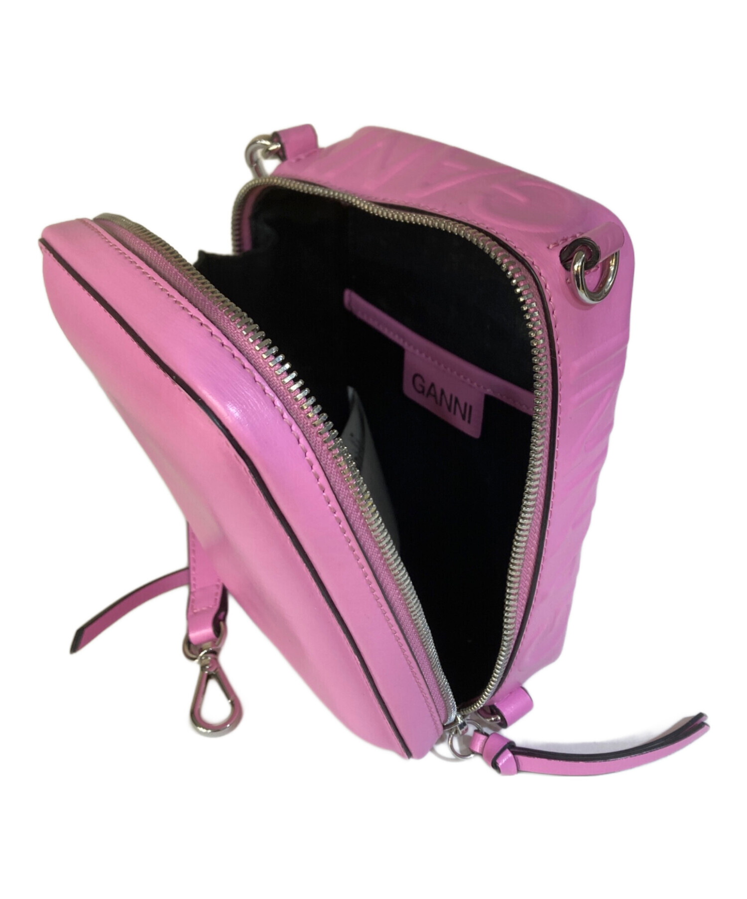 中古・古着通販】Ganni (ガニー) クロスボディバッグ ピンク｜ブランド