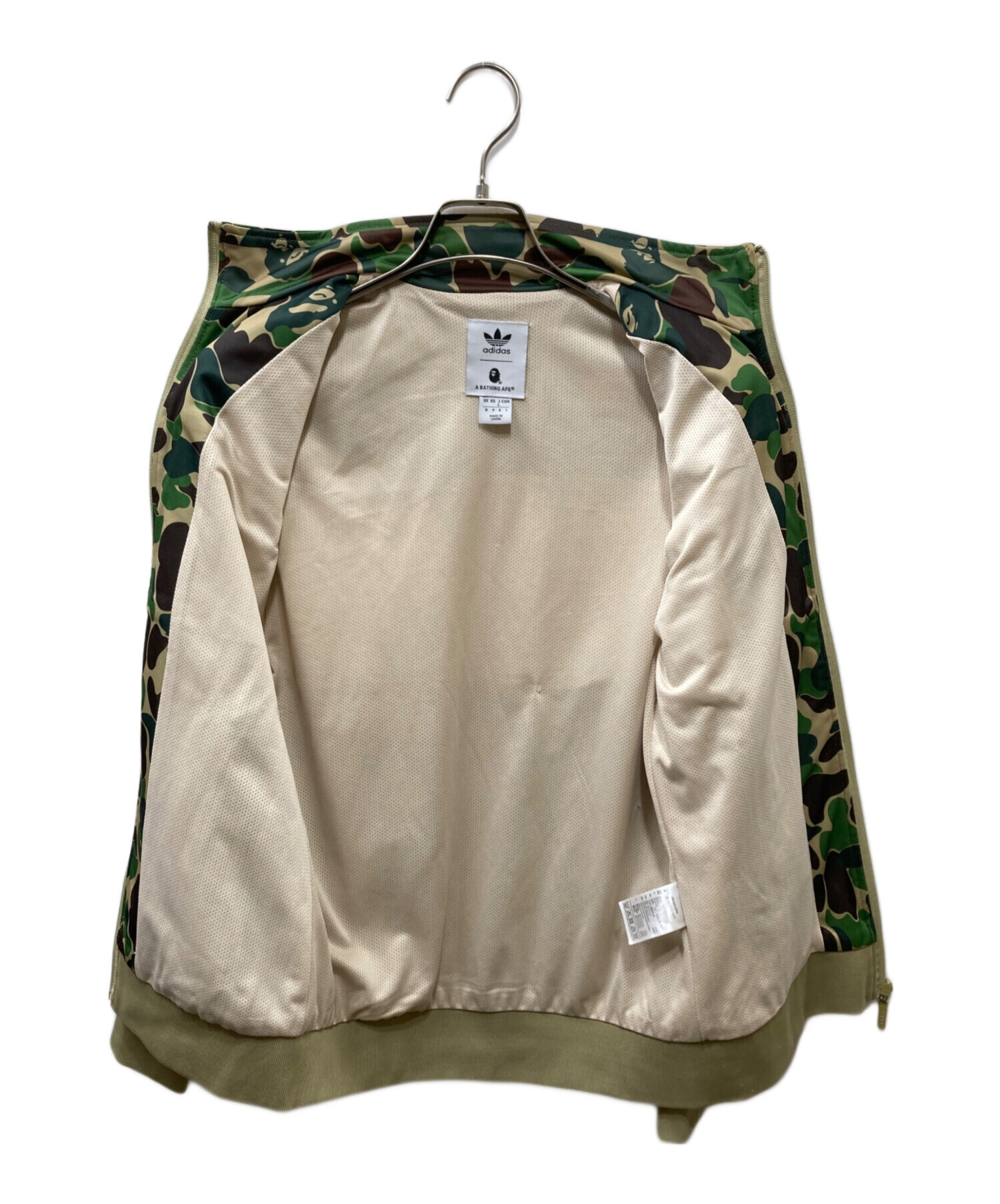 【完売】アディダス アベイシングエイプ トラックジャケット 中古・古着通販】adidas (アディダス) A BATHING APE (ア ベイシング