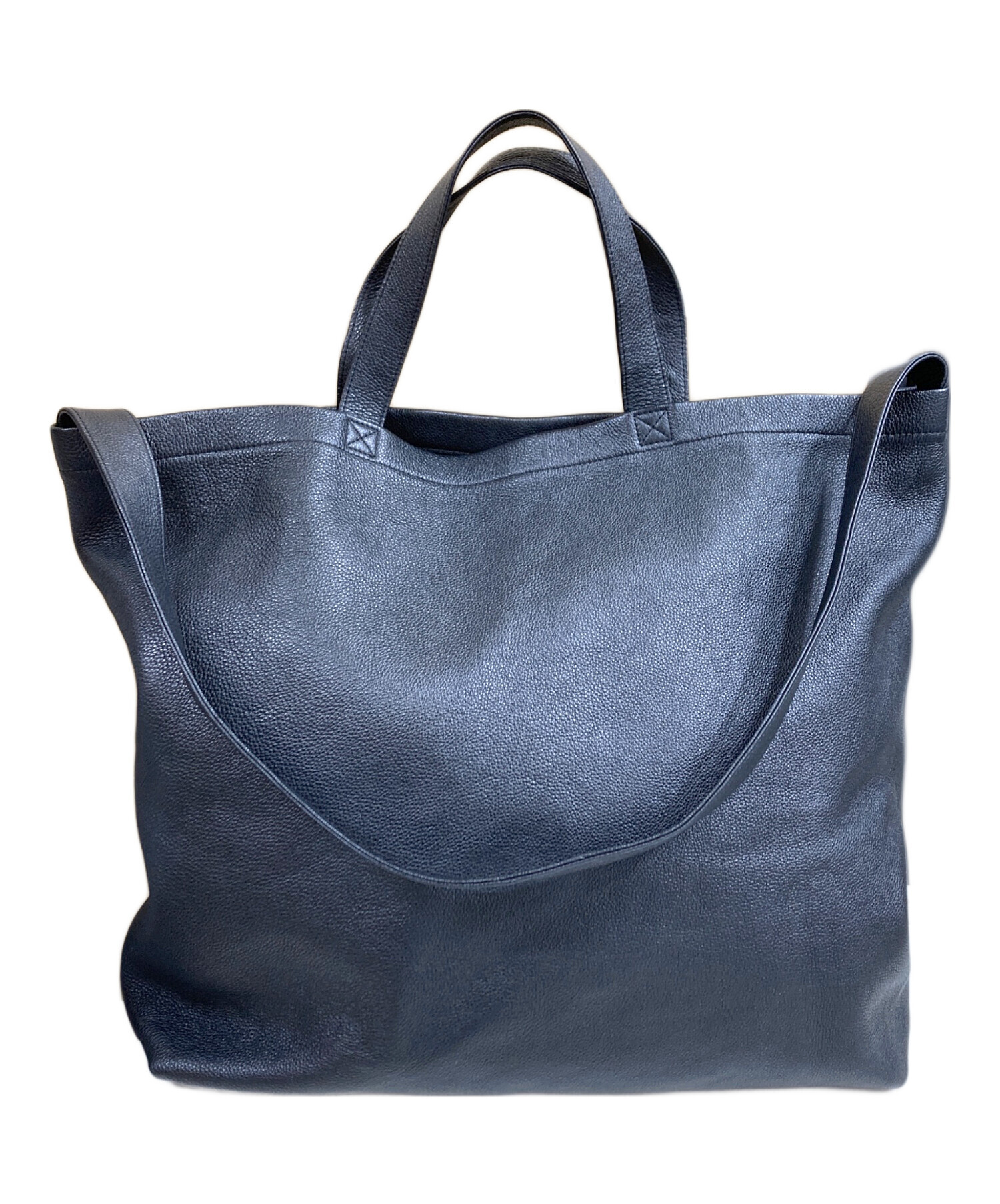 中古・古着通販】Aeta (アエタ) DEER LEATHER DOUBLE HANDLE TOTE M 