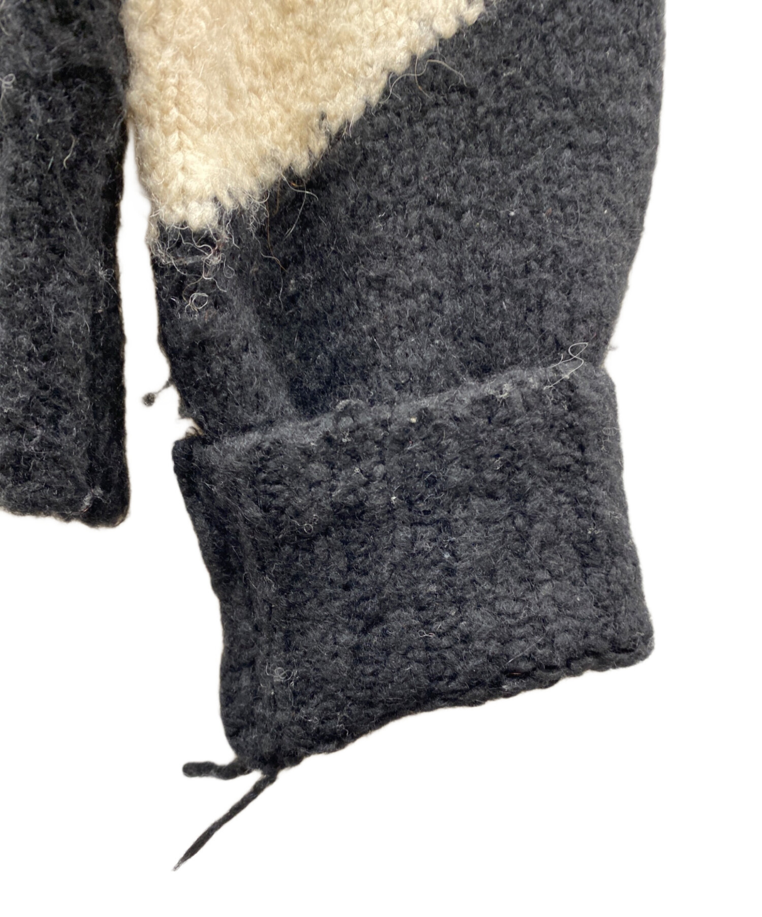 中古・古着通販】Paloma Wool (パロマウール) 渦巻きニット ブラック 中古・古着通販】Paloma Wool (パロマウール) 渦巻きニット ブラック