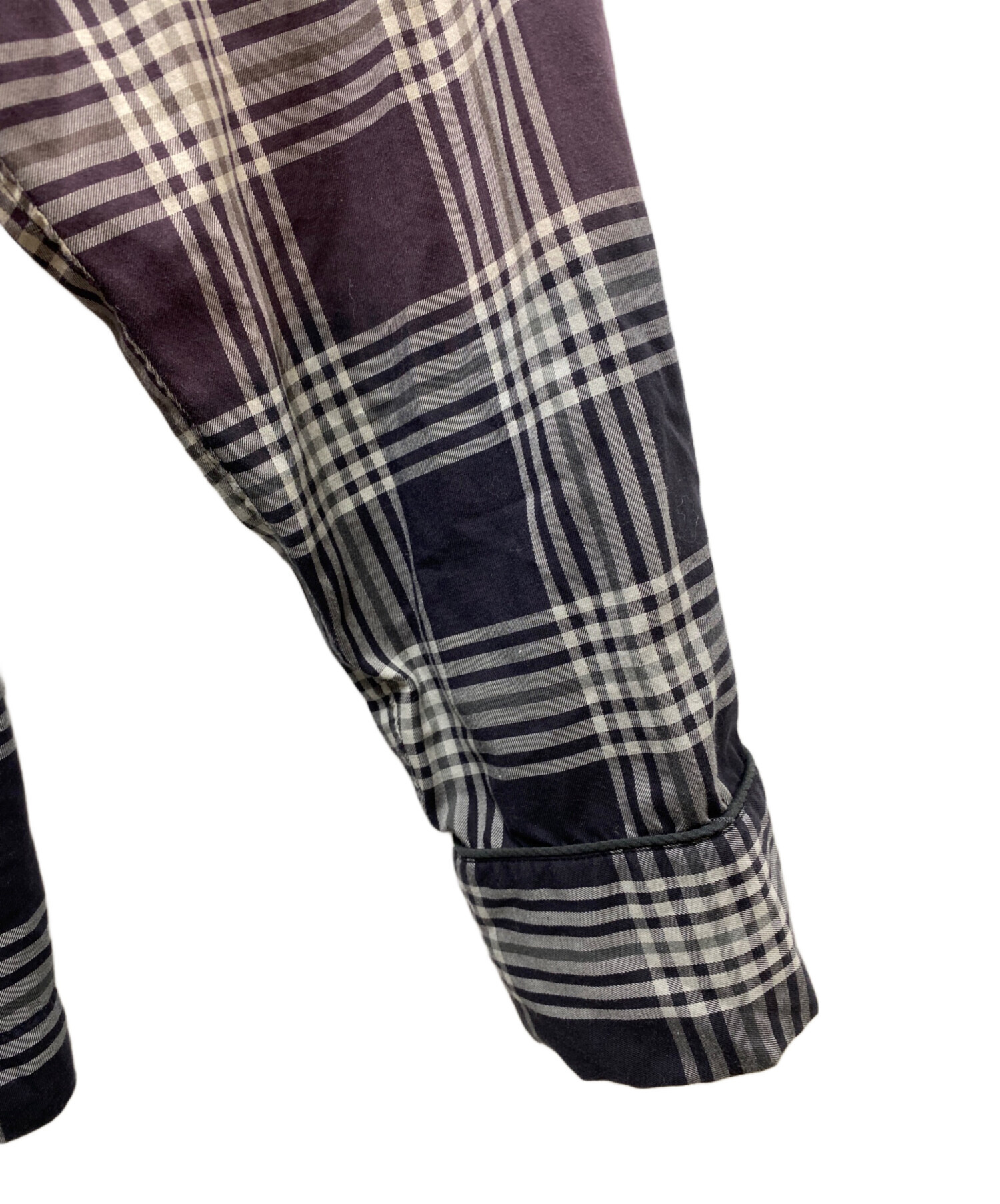 中古・古着通販】sacai (サカイ) 21SS Plaid Overdye Jacket シャツ