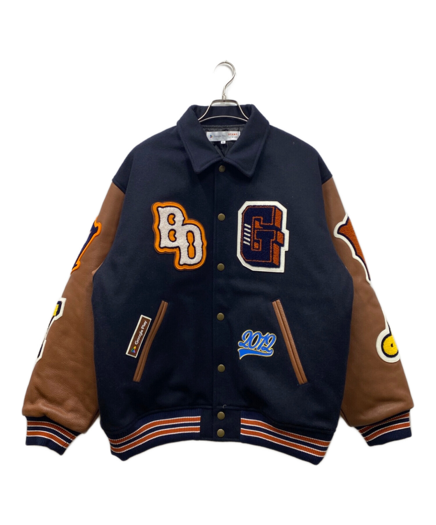 中古・古着通販】BEAMS (ビームス) google Play オリジナルバーシティ 中古・古着通販】BEAMS (ビームス) google Play オリジナルバーシティ