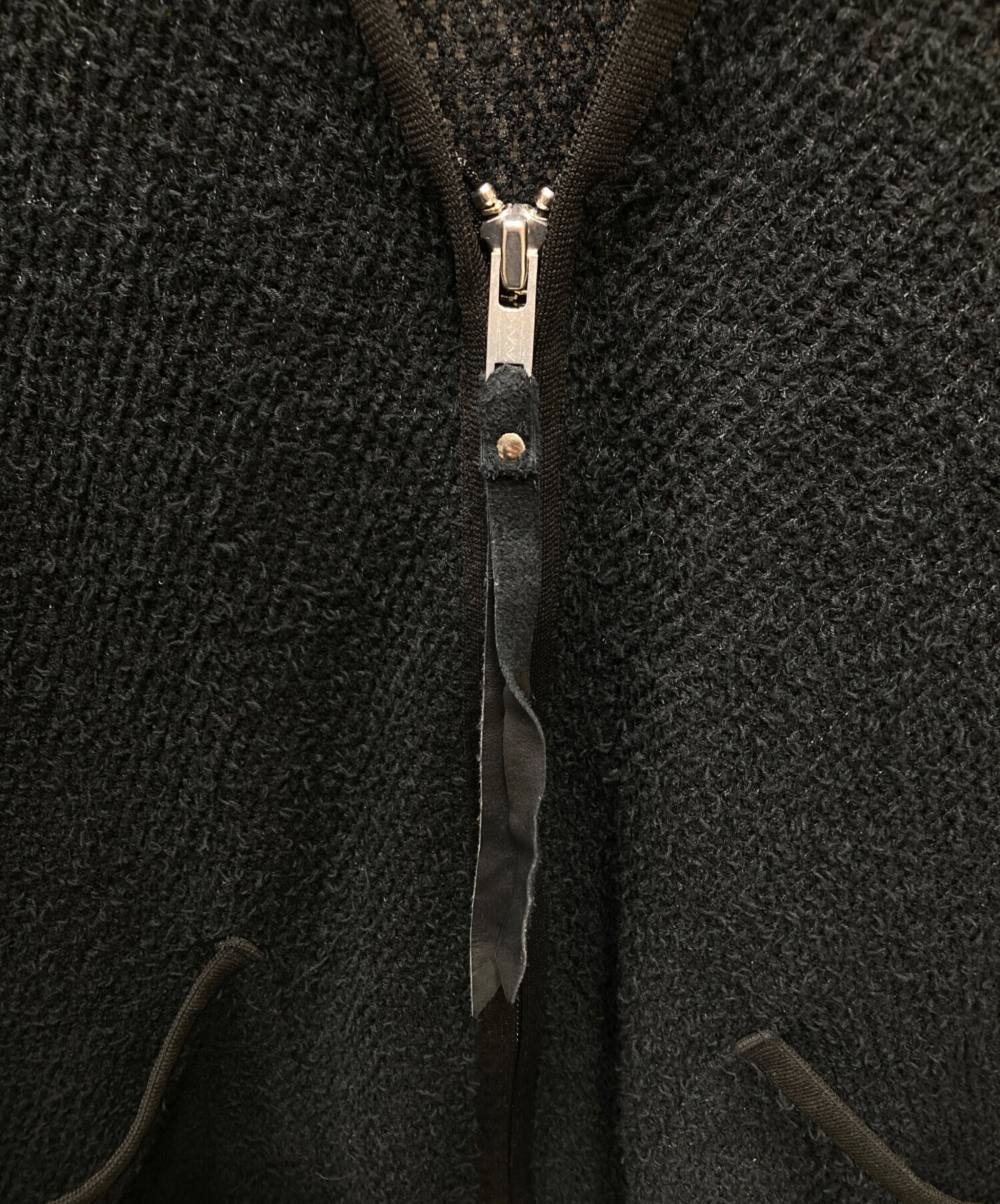 中古・古着通販】Name. (ネーム) CURL YARN ZIP UP CARDIGAN ジップ