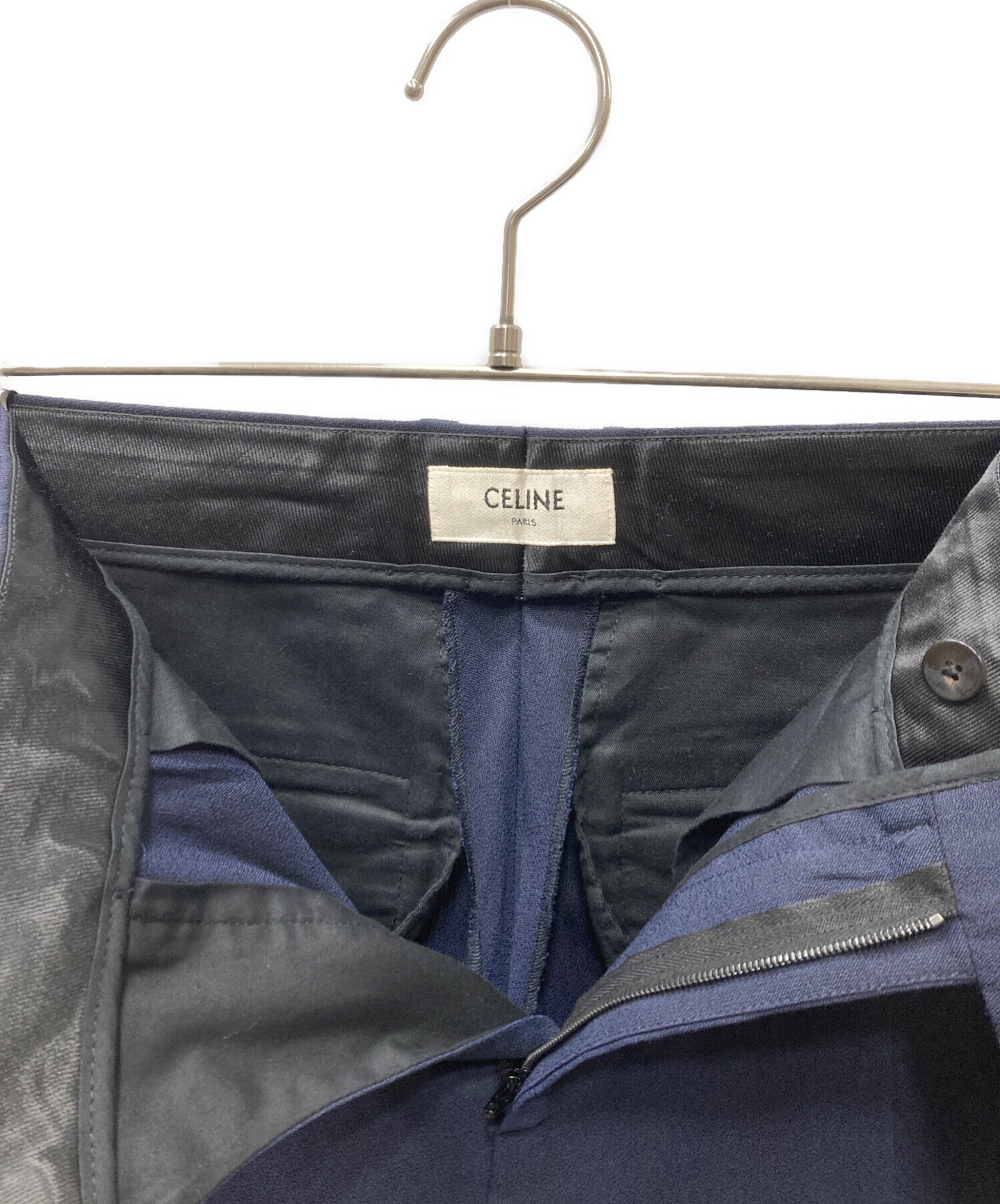 中古・古着通販】CELINE (セリーヌ) スラックス ネイビー サイズ:48