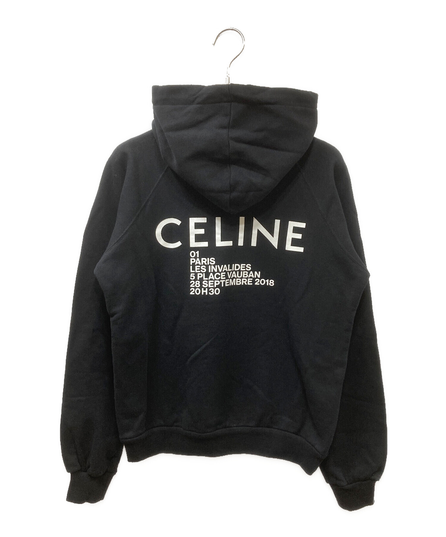 中古・古着通販】CELINE (セリーヌ) バックロゴプルオーバーパーカー 