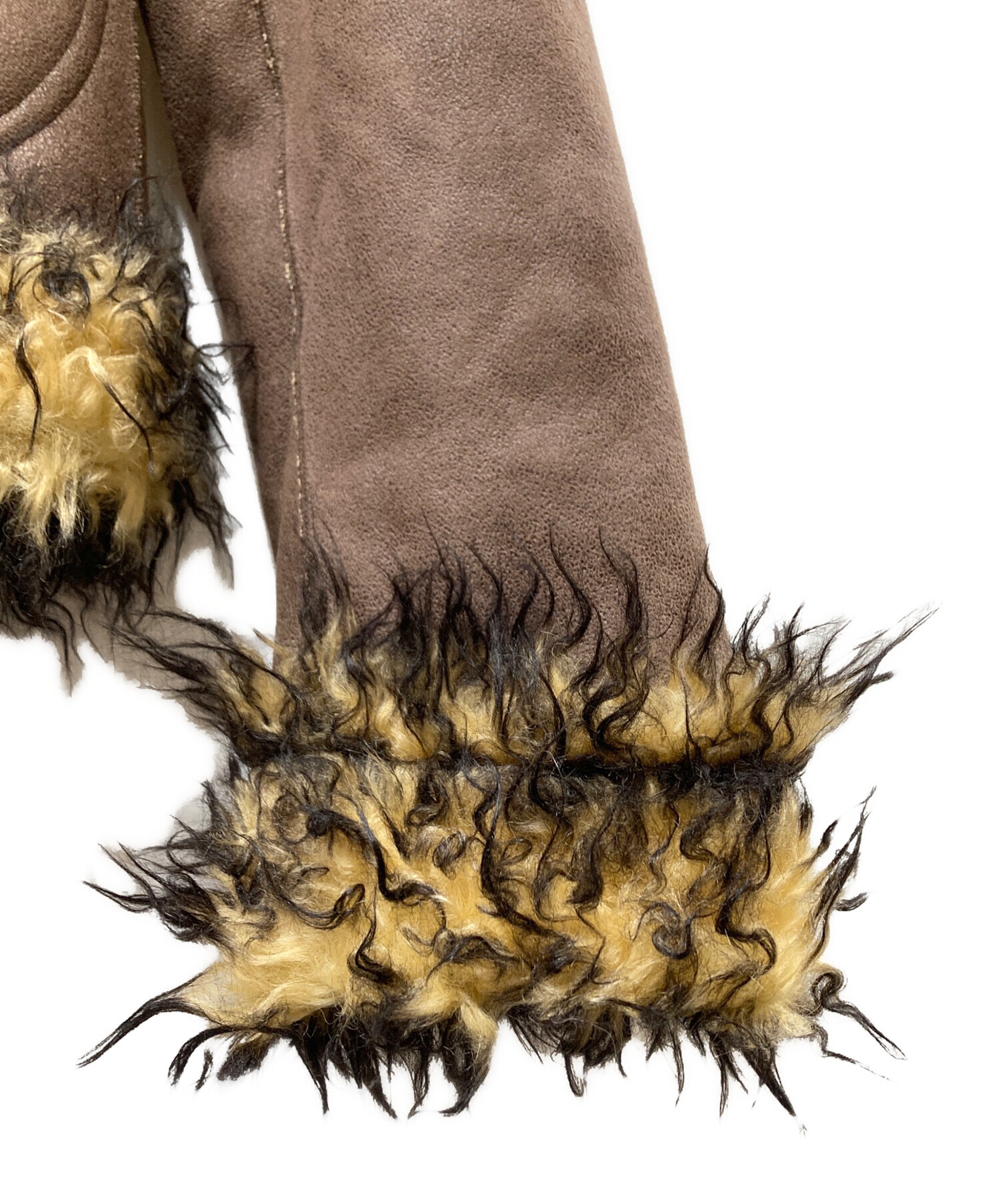 中古・古着通販】PERVERZE (パーバーズ) Vegan-Leather Wrap Neck