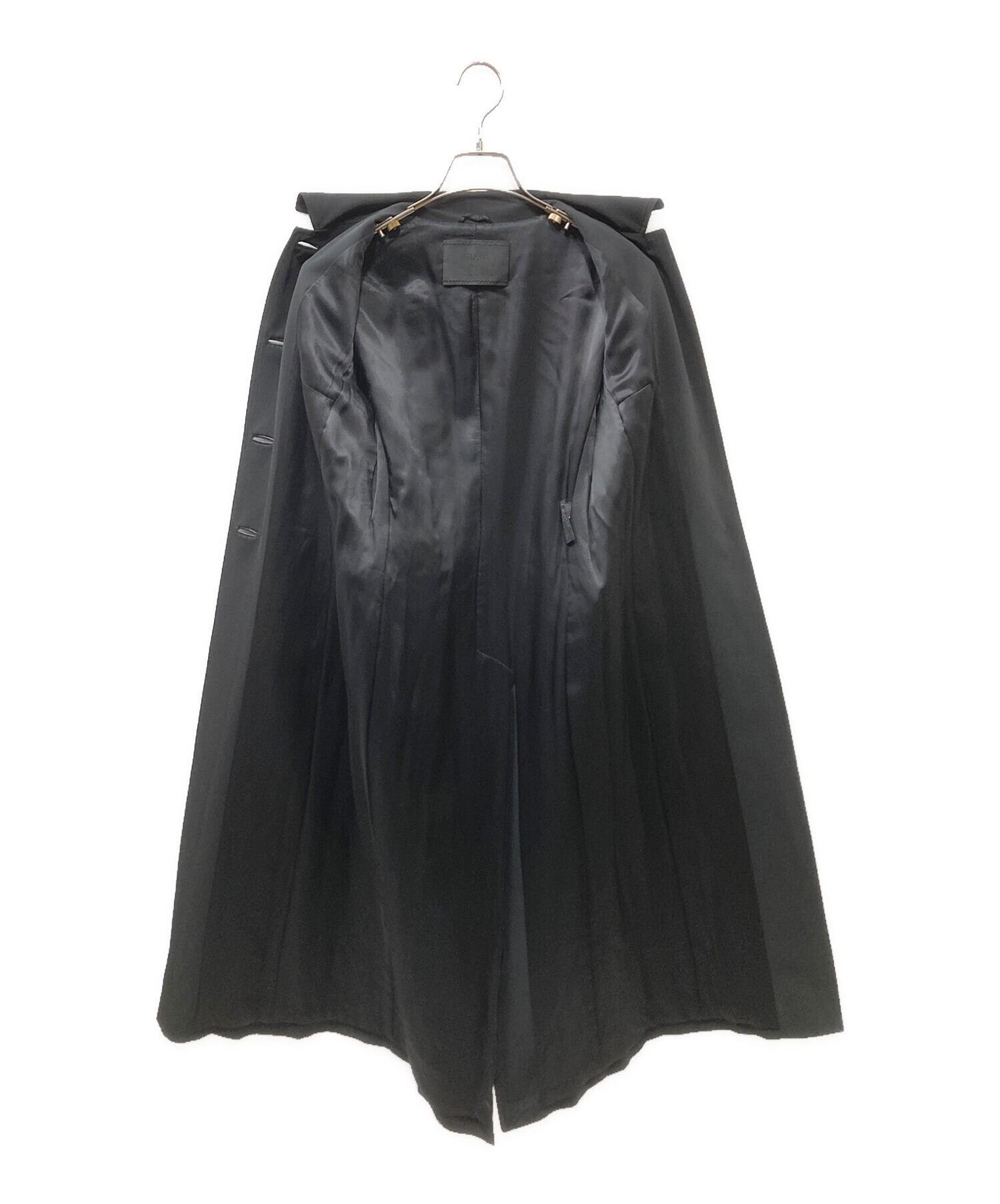 中古・古着通販】PRADA (プラダ) レザー切替ステンカラーコート