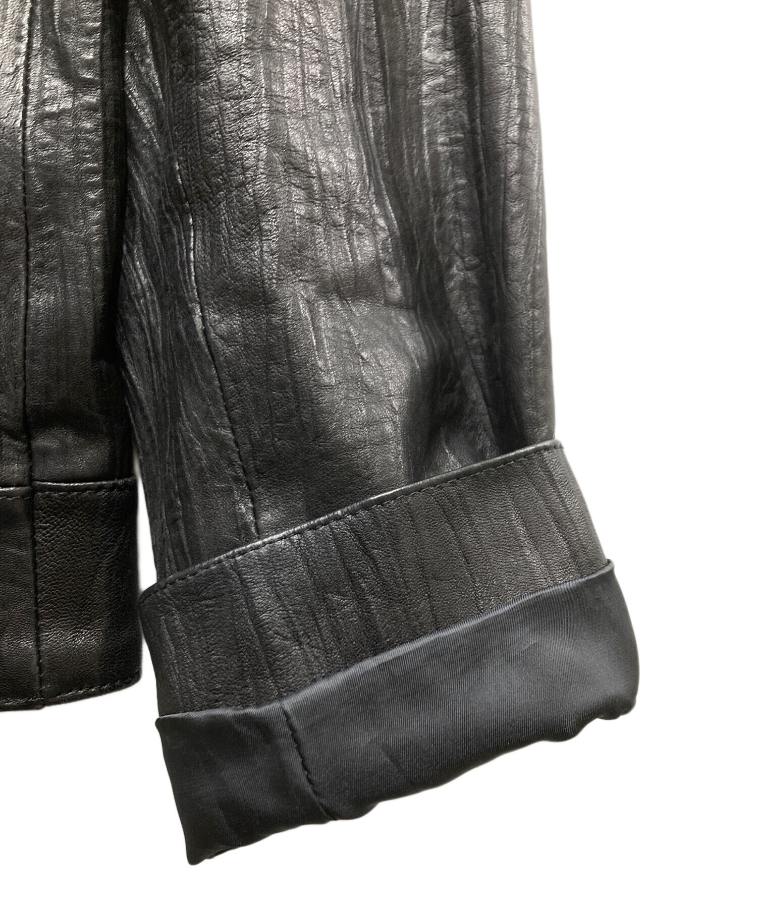 中古・古着通販】SCHAFFEN (シャッフェン) ラムレザージャケット