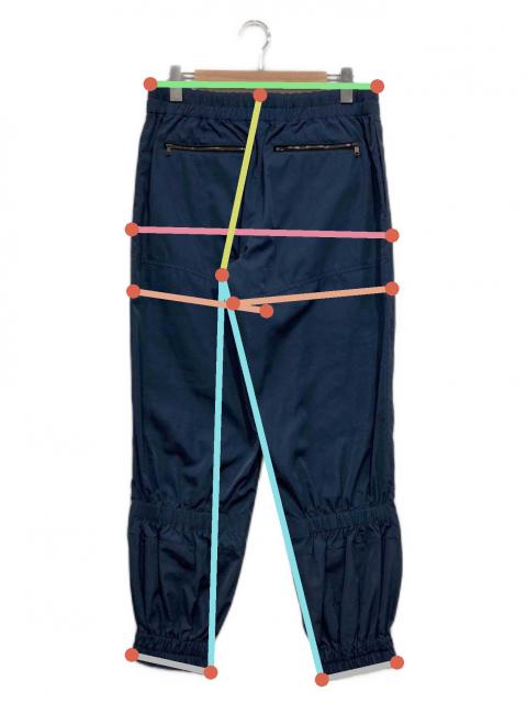 中古・古着通販】QASIMI (カシミ) ギャザーパンツ ネイビー サイズ:48