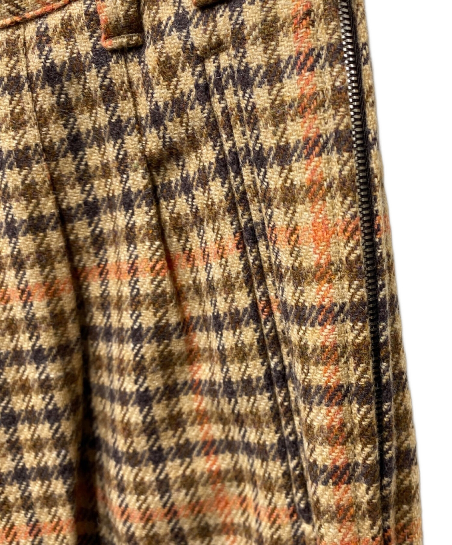 Maison Margiela ウールチェックパンツ 中古・古着通販】Maison Margiela (メゾンマルジェラ) ウールチェック