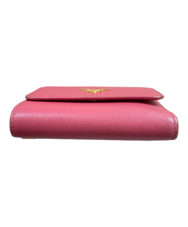 中古・古着通販】PRADA (プラダ) 三つ折り財布 コンパクトウォレット