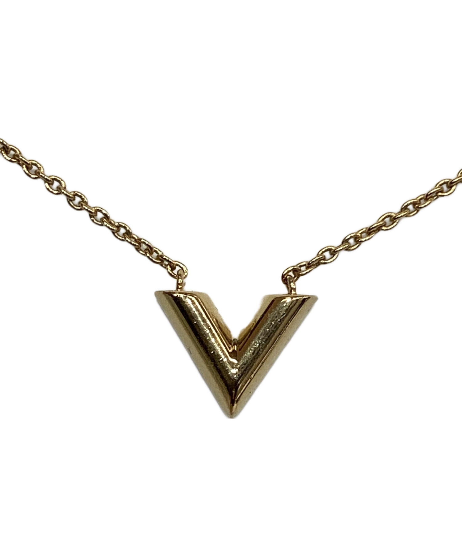 L✦V ゴールド ネックレス 中古・古着通販】LOUIS VUITTON (ルイ ヴィトン) ネックレス