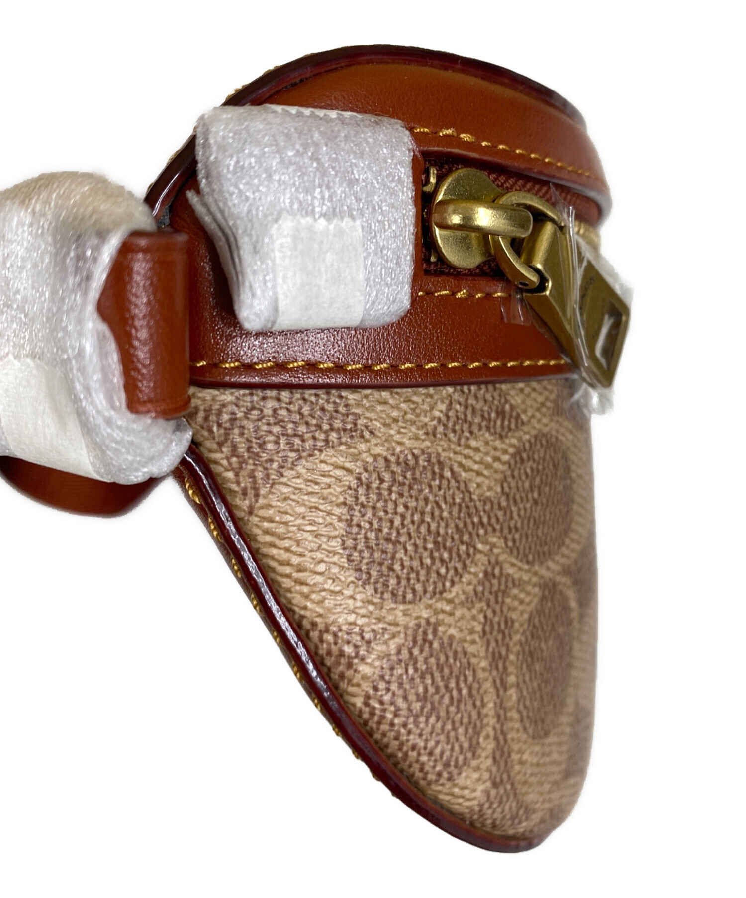 中古・古着通販】COACH (コーチ) シグネチャーボディーバッグ ブラウン