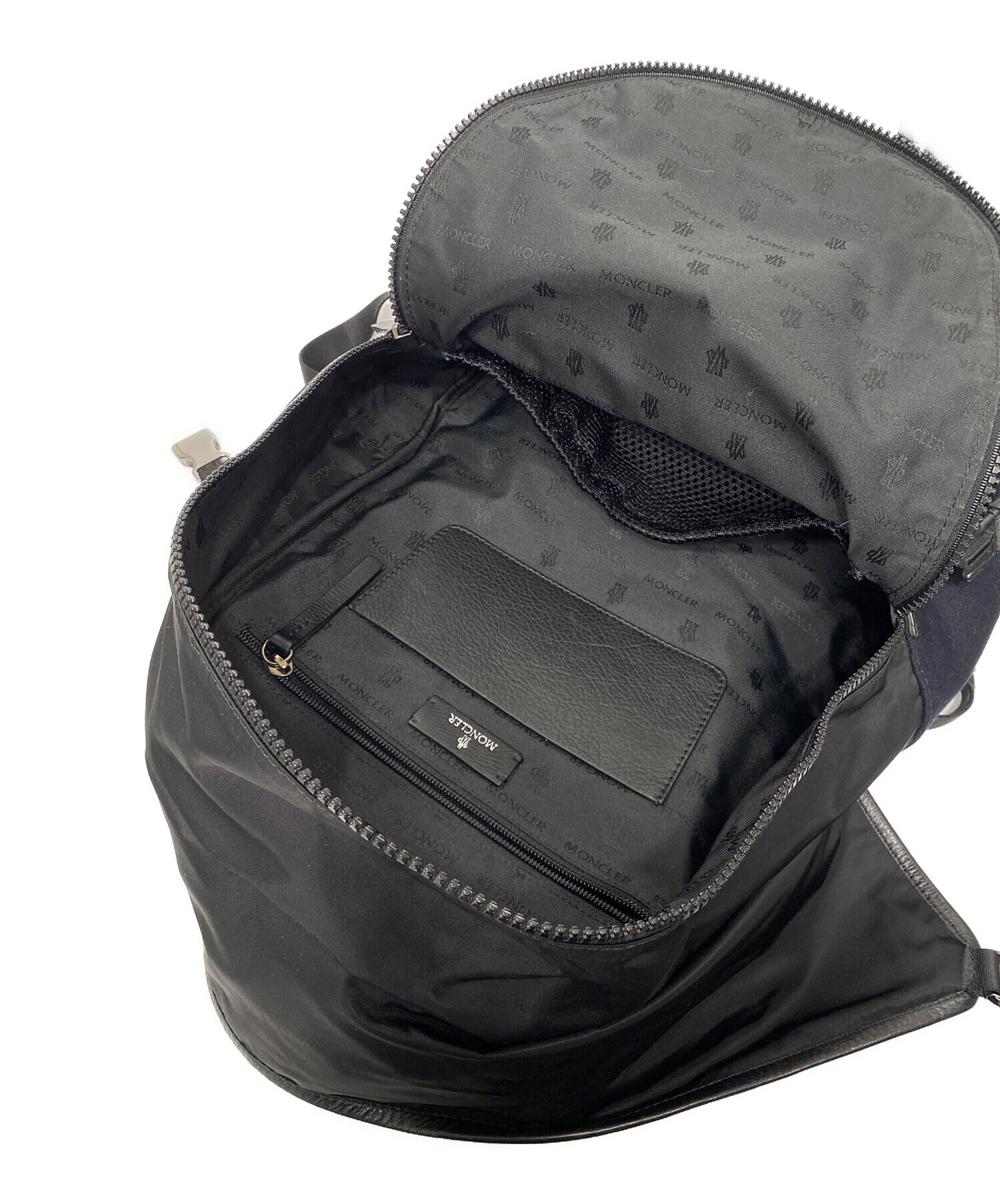 中古・古着通販】MONCLER (モンクレール) NEW ROMEO ZAINO レザー切替 