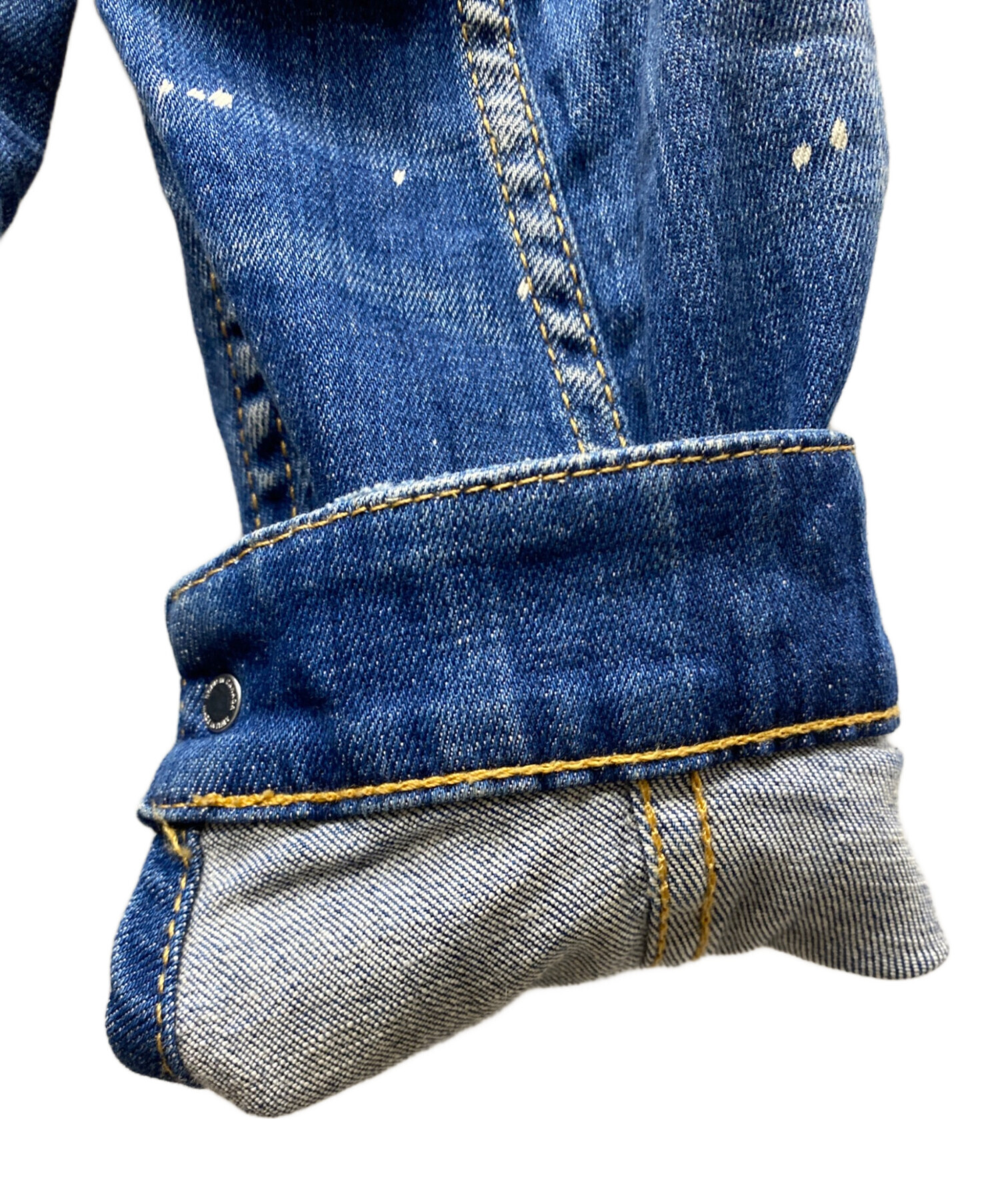 DSQUARED2 デニムジャケット サイズ48 中古・古着通販】DSQUARED2 (ディースクエアード) デニムジャケット