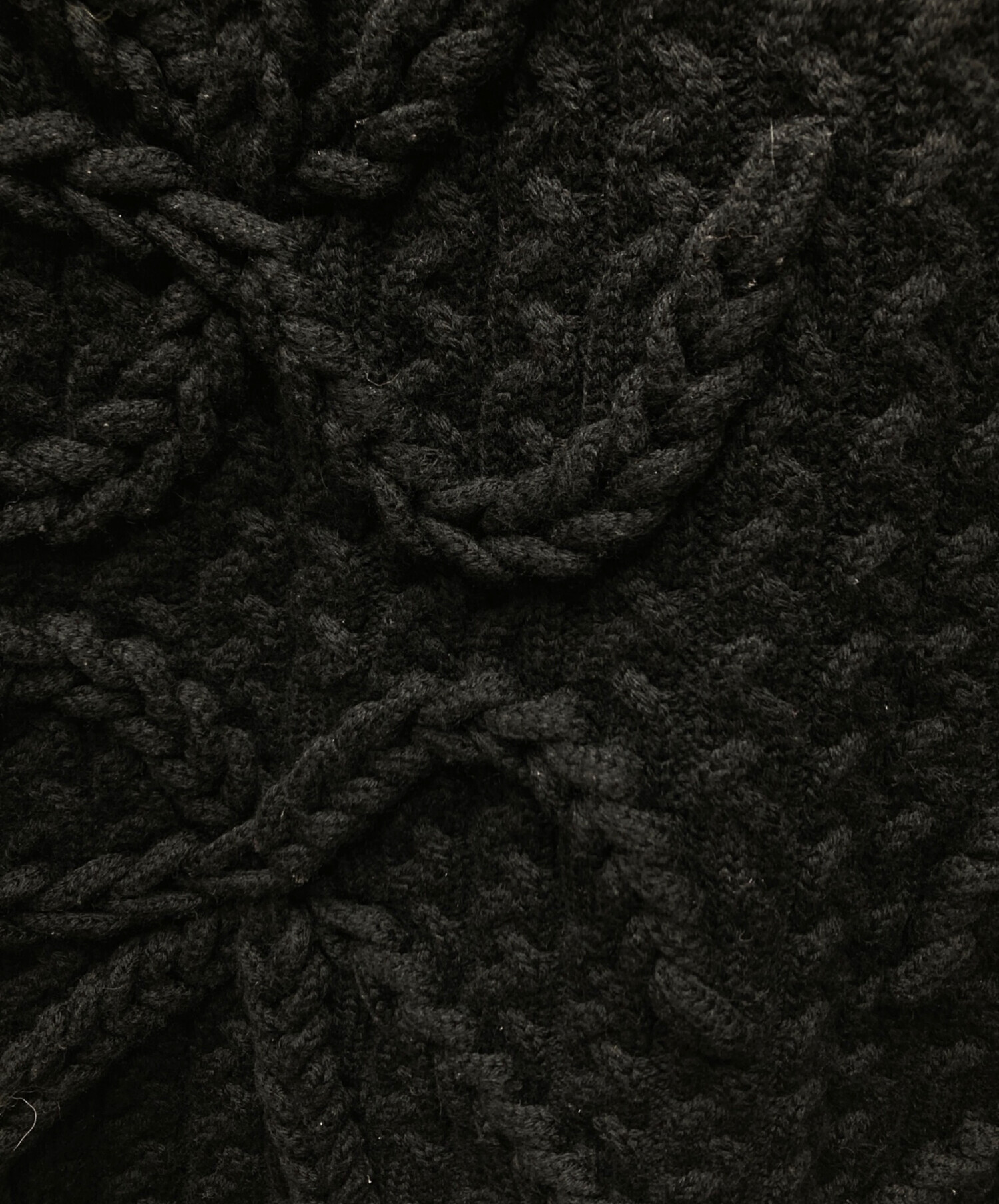 中古・古着通販】LOEWE (ロエベ) アナグラムニットベスト ブラック