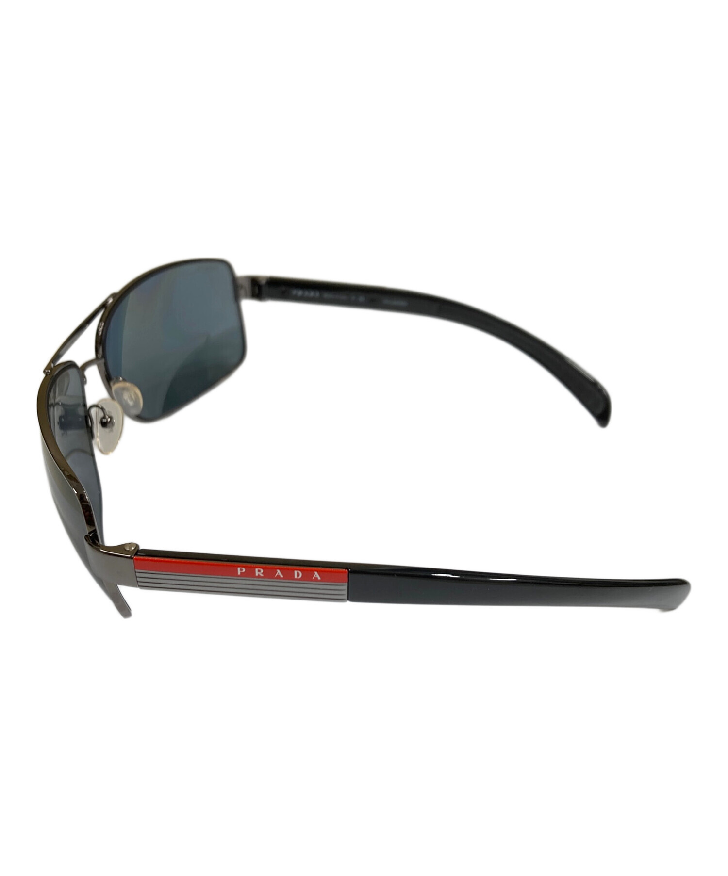 中古・古着通販】PRADA (プラダ) ティアドロップサングラス ブラック