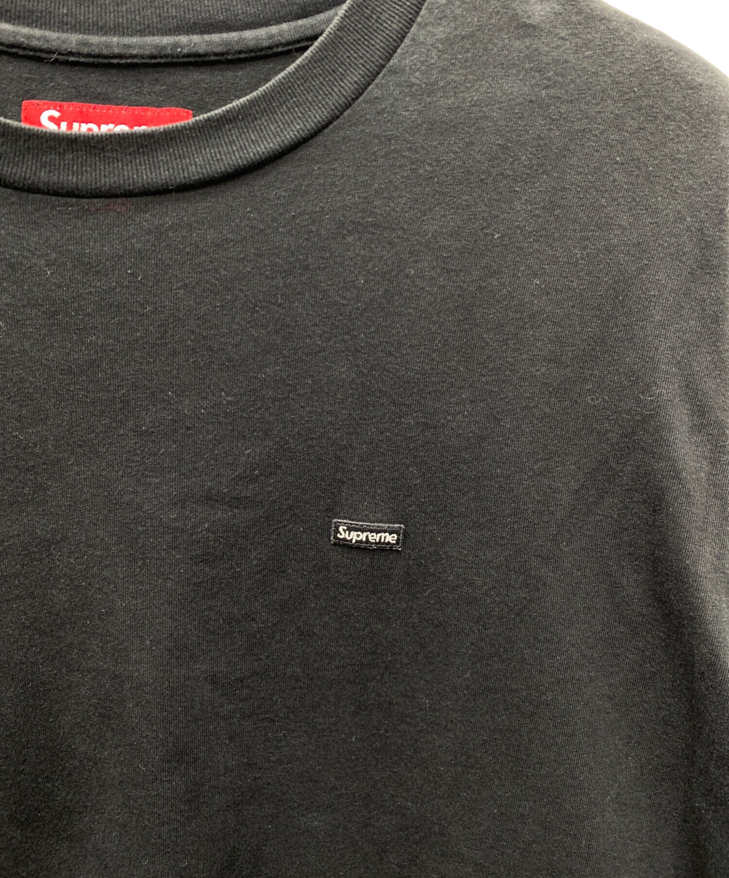 中古・古着通販】SUPREME (シュプリーム) Small Box L/S Tee ブラック