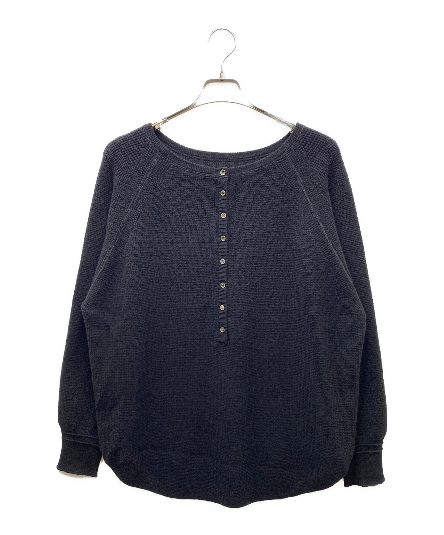 FRAMeWORK フレームワーク ウールワッフル ヘンリーネック 前後2way FRAMeWORK（フレームワーク） ニット セーター 「WEB限定追加」ウール