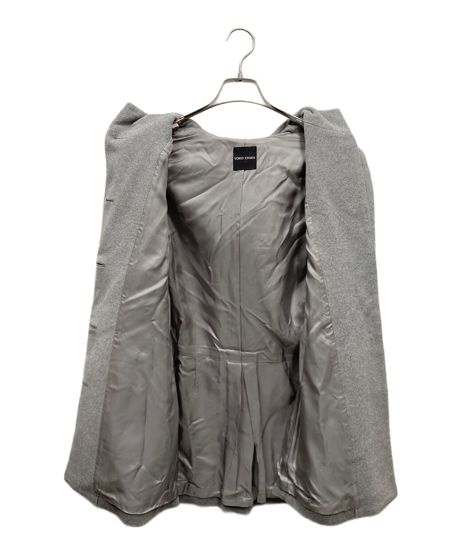 YOKO CHANヨーコチャン アンゴラ&ウール バックギャザーフードコート YOKO CHANヨーコチャン アンゴラ&ウール バックギャザーフードコート