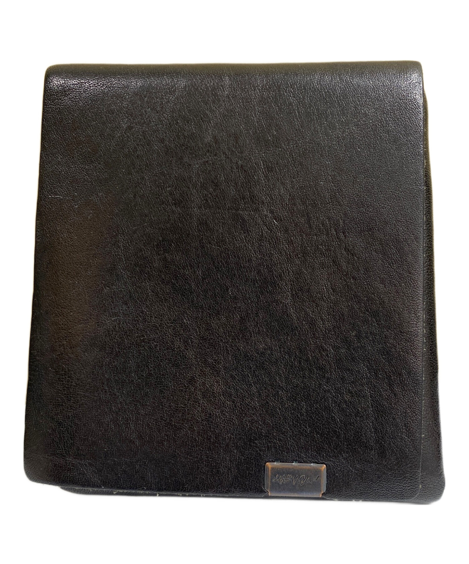 中古・古着通販】所作 shosa (ショサ) レザー3つ折り財布 ブラック 