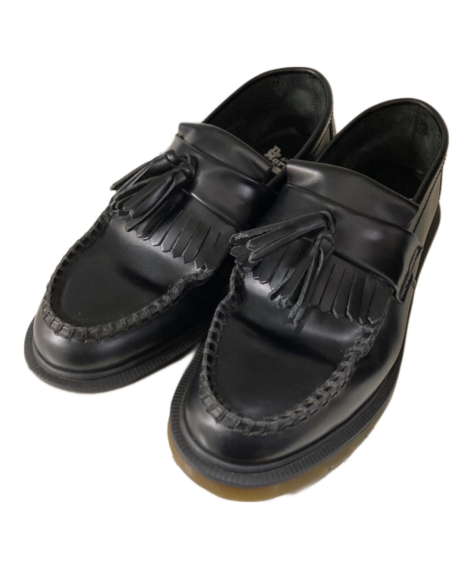 【中古】ドクターマーチン DR.MARTENS ADRIAN タッセルローファー レザー シューズ 革靴 36 黒 ブラック レディース 中古・古着通販】Dr.Martens (ドクターマーチン) ADRIAN タッセル